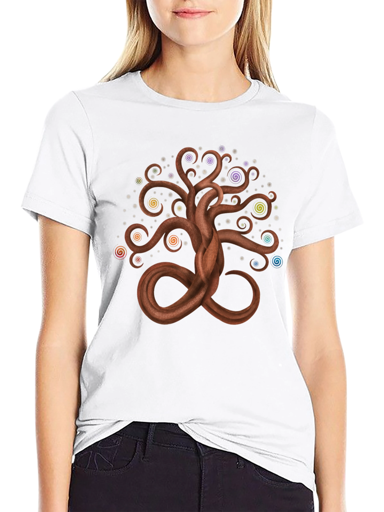 Spiral Tree of Life Graphic T-Shirt