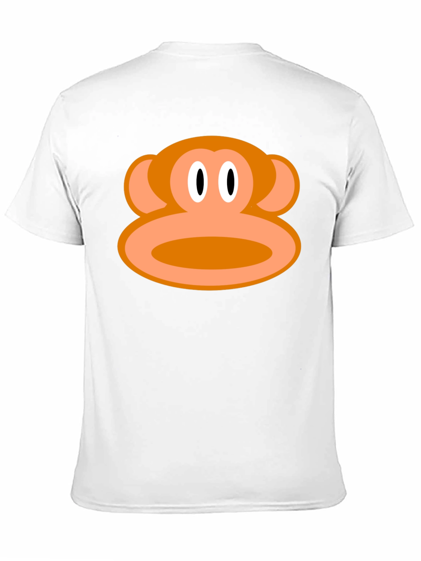 Monkey Face Graphic Tee - Black Cotton T-Shirt