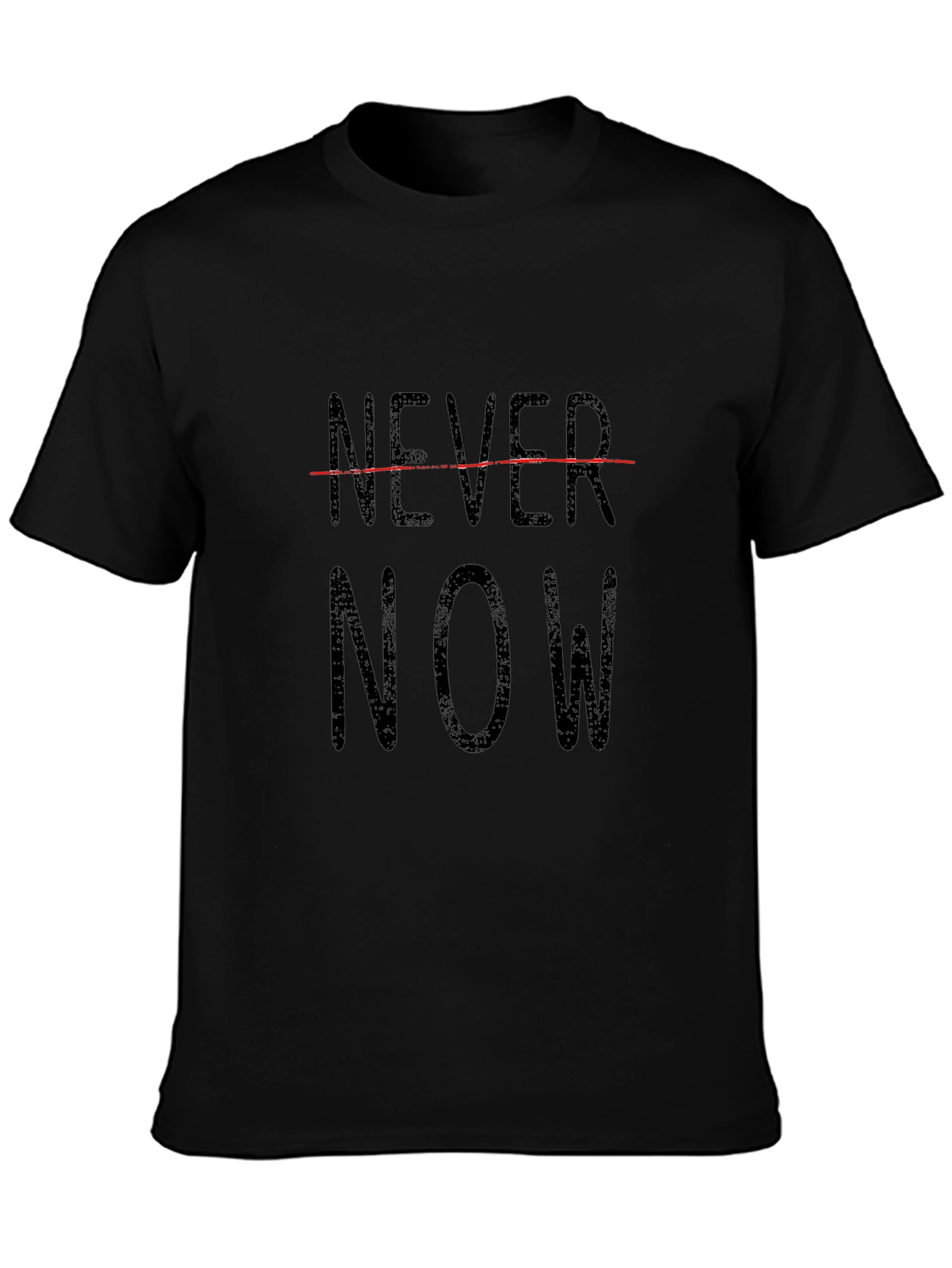 Never Now Graphic T-Shirt - Black