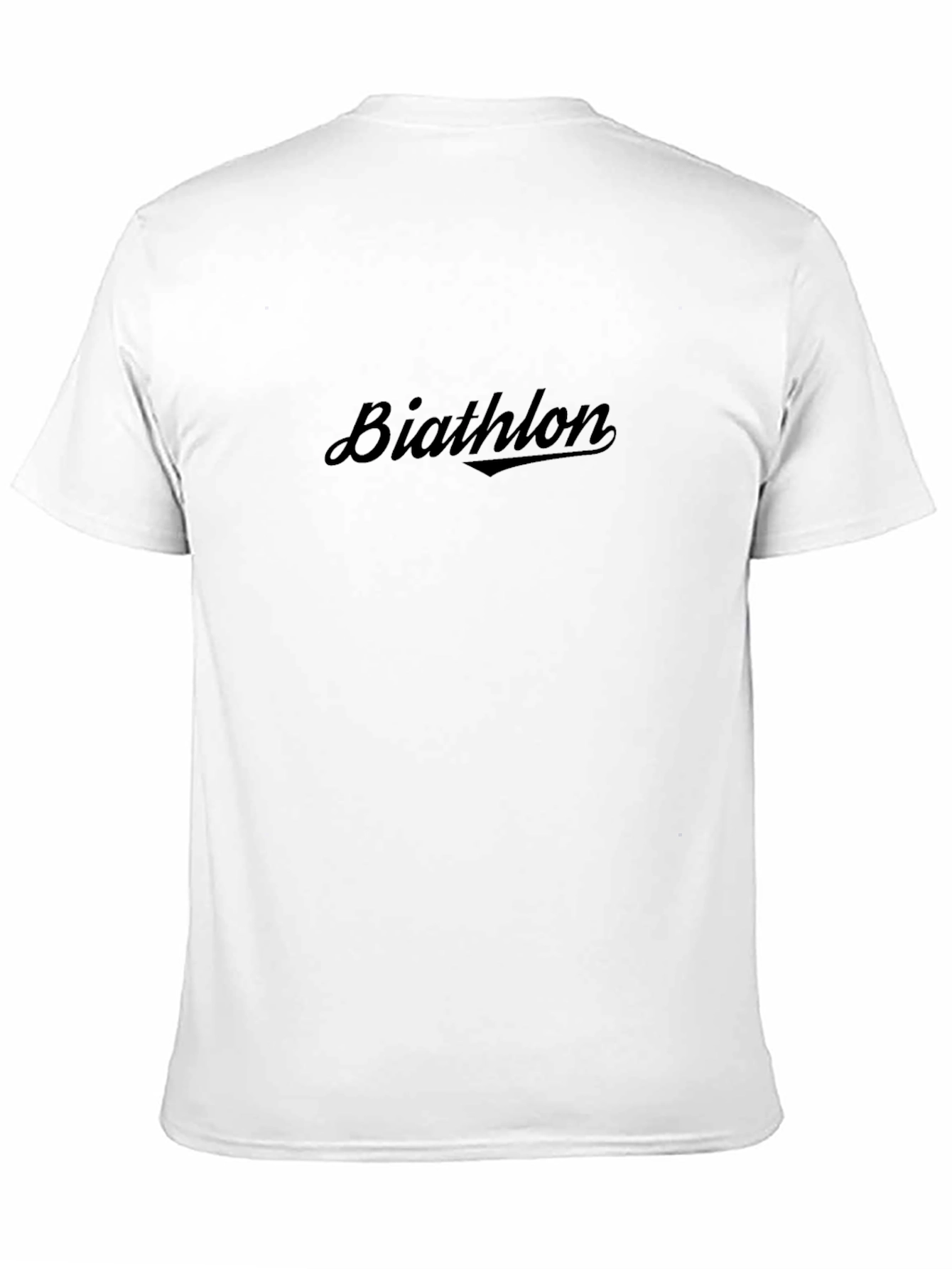 Biathlon Black T-Shirt for Men