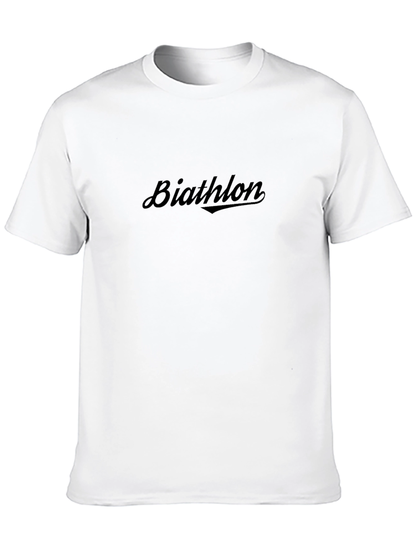 Biathlon Black T-Shirt for Men