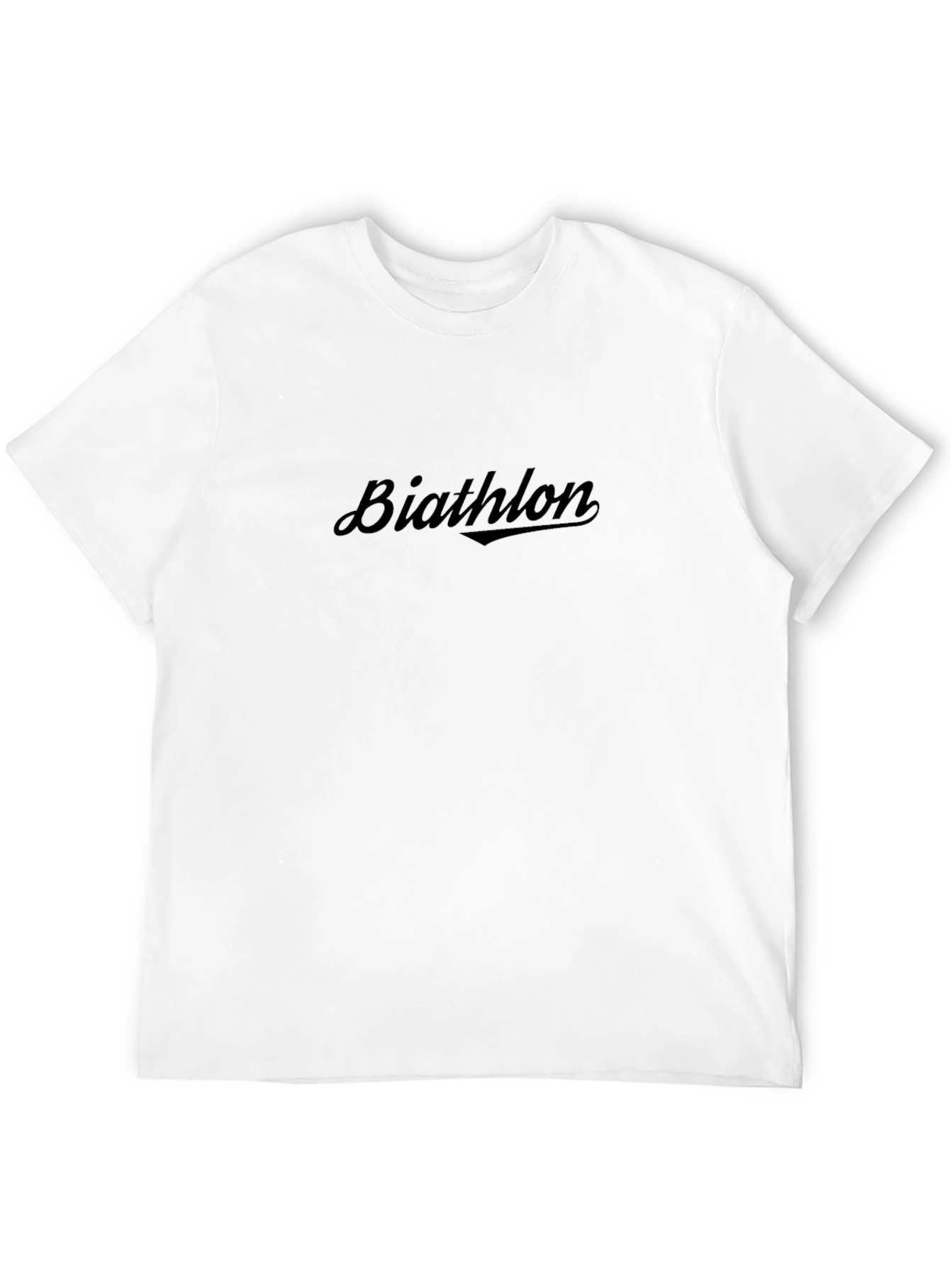 Biathlon Black T-Shirt for Men