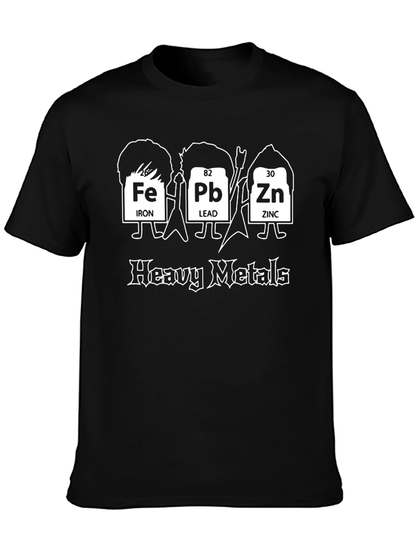 Heavy Metals Rock Band Tee Shirt