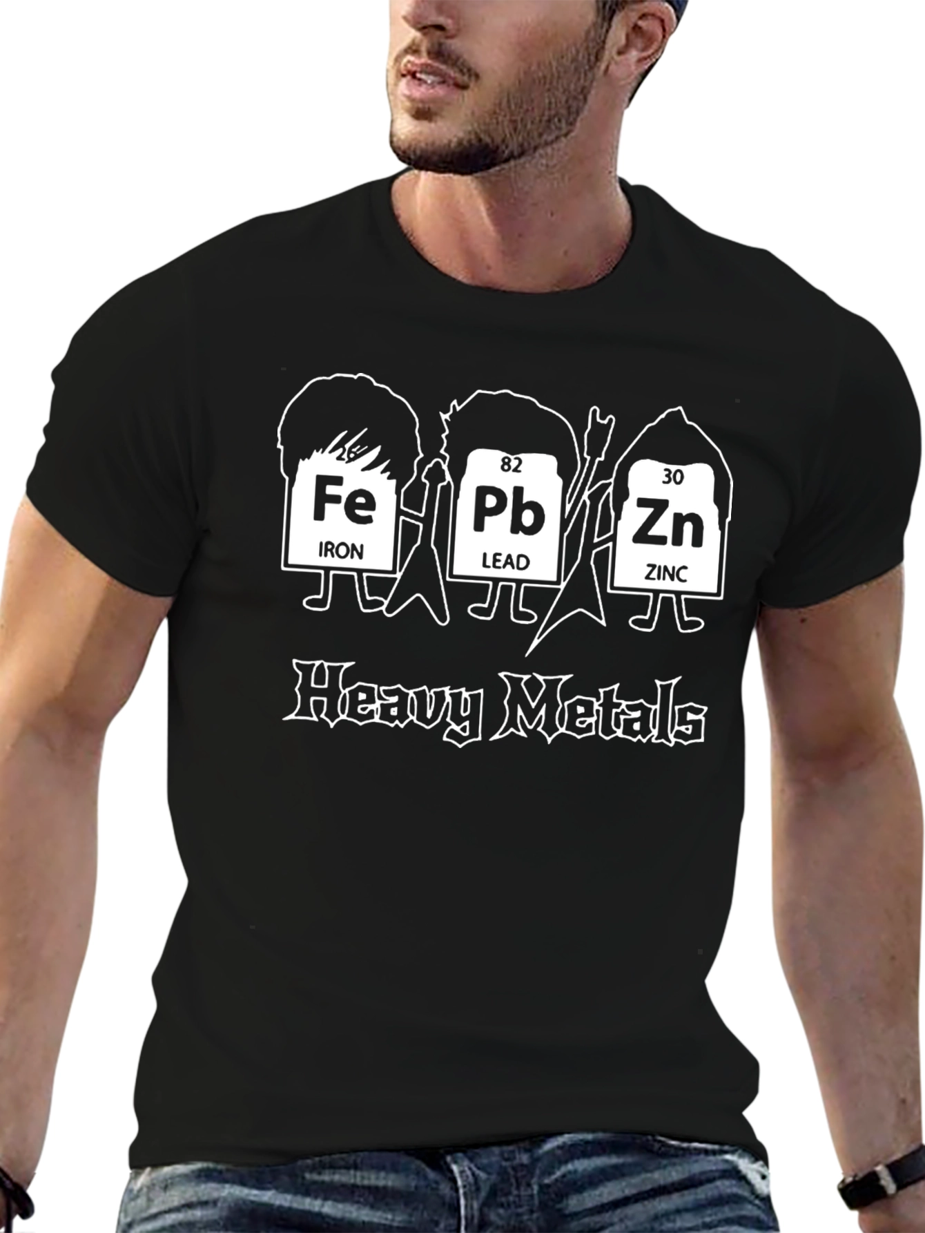 Heavy Metals Rock Band Tee Shirt