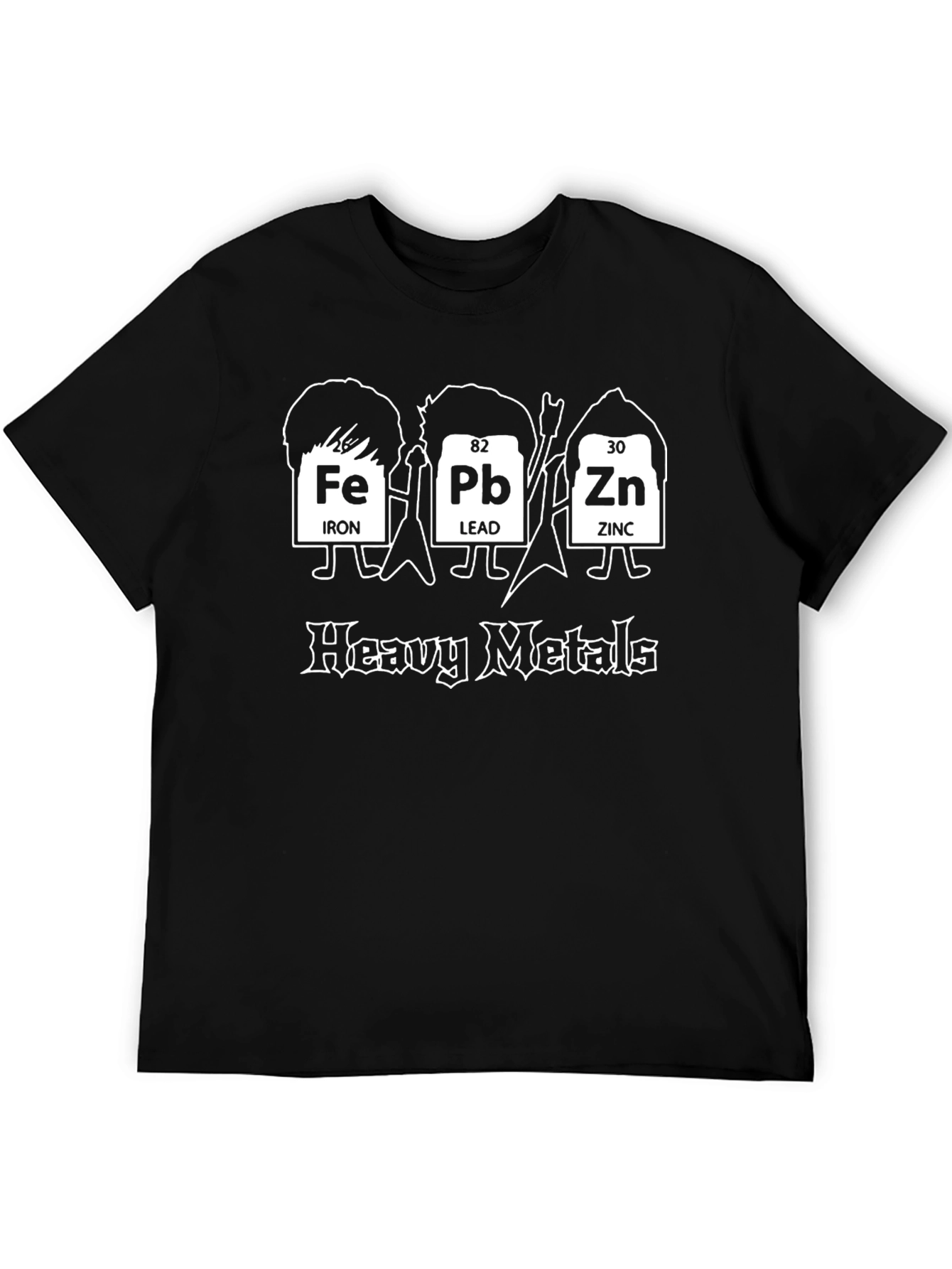 Heavy Metals Rock Band Tee Shirt