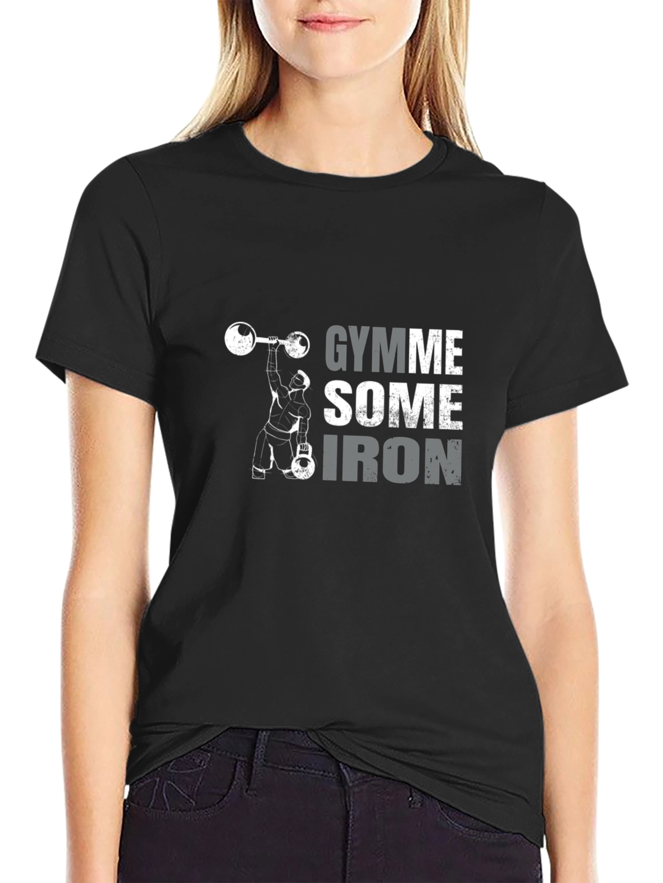 Gymme Some Iron Black T-Shirt