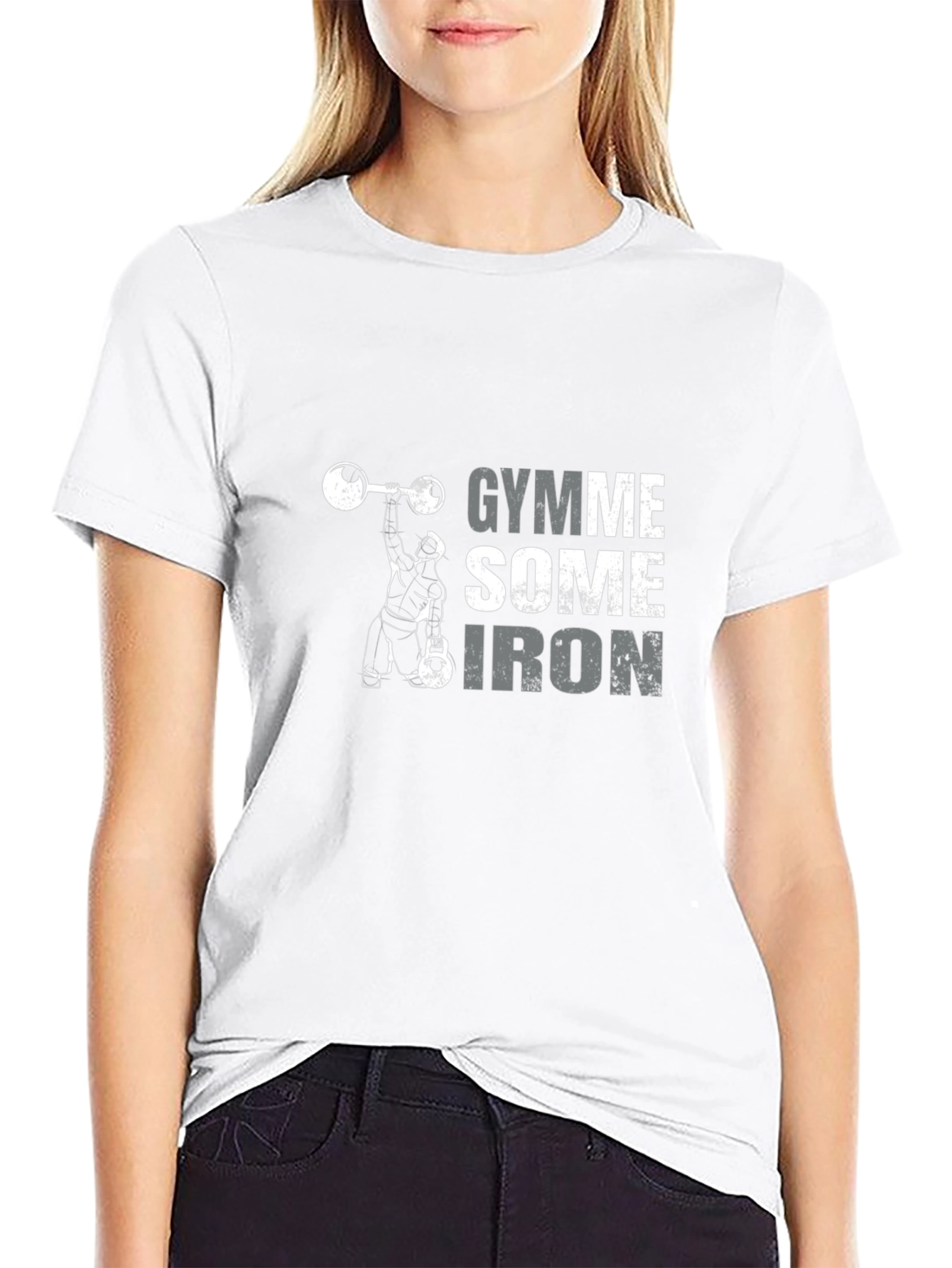 Gymme Some Iron Black T-Shirt