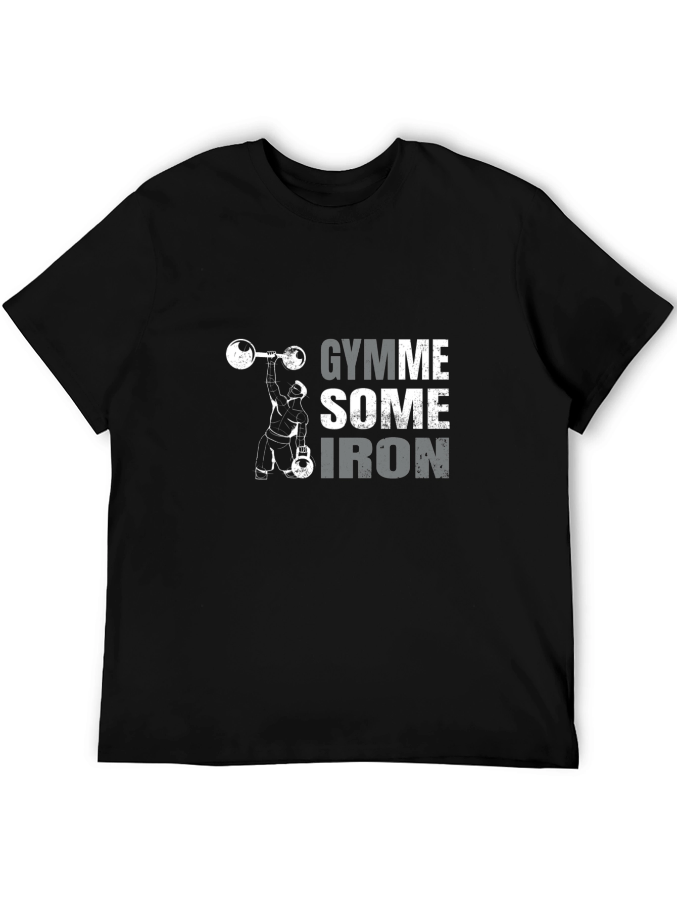 Gymme Some Iron Black T-Shirt