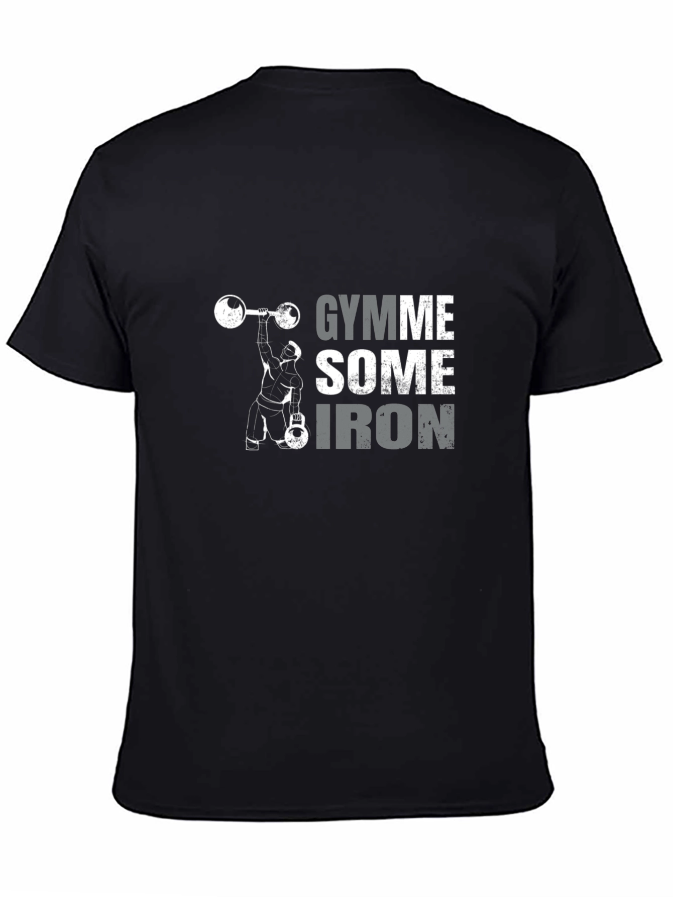 Gymme Some Iron Black T-Shirt