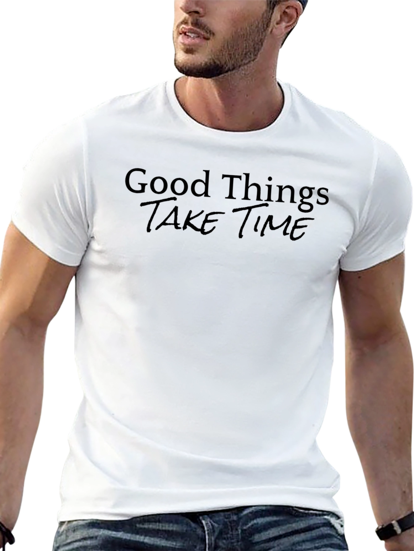 Good Things Take Time T-Shirt - Black