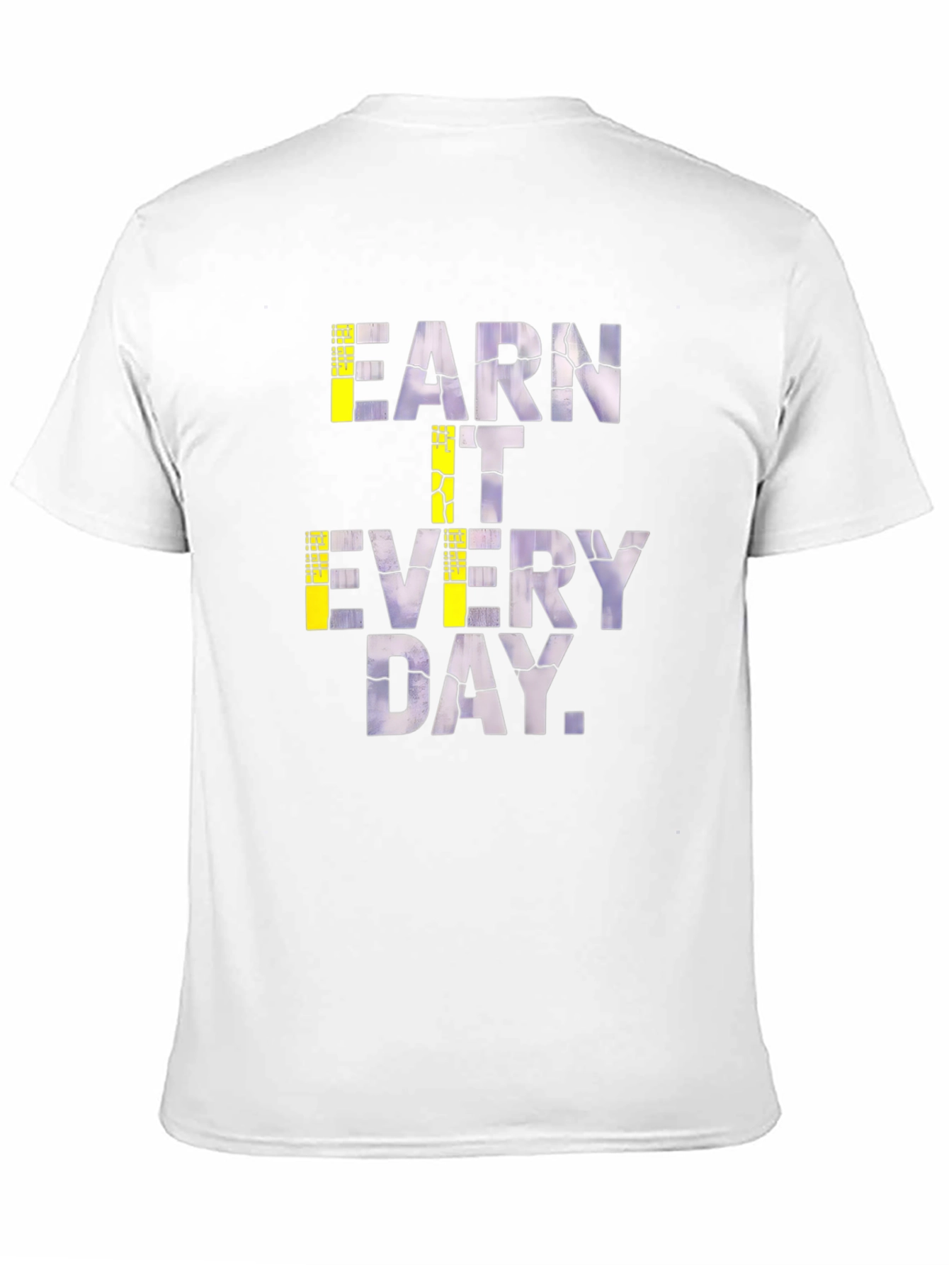 Earn It Every Day Graphic Tee - Black