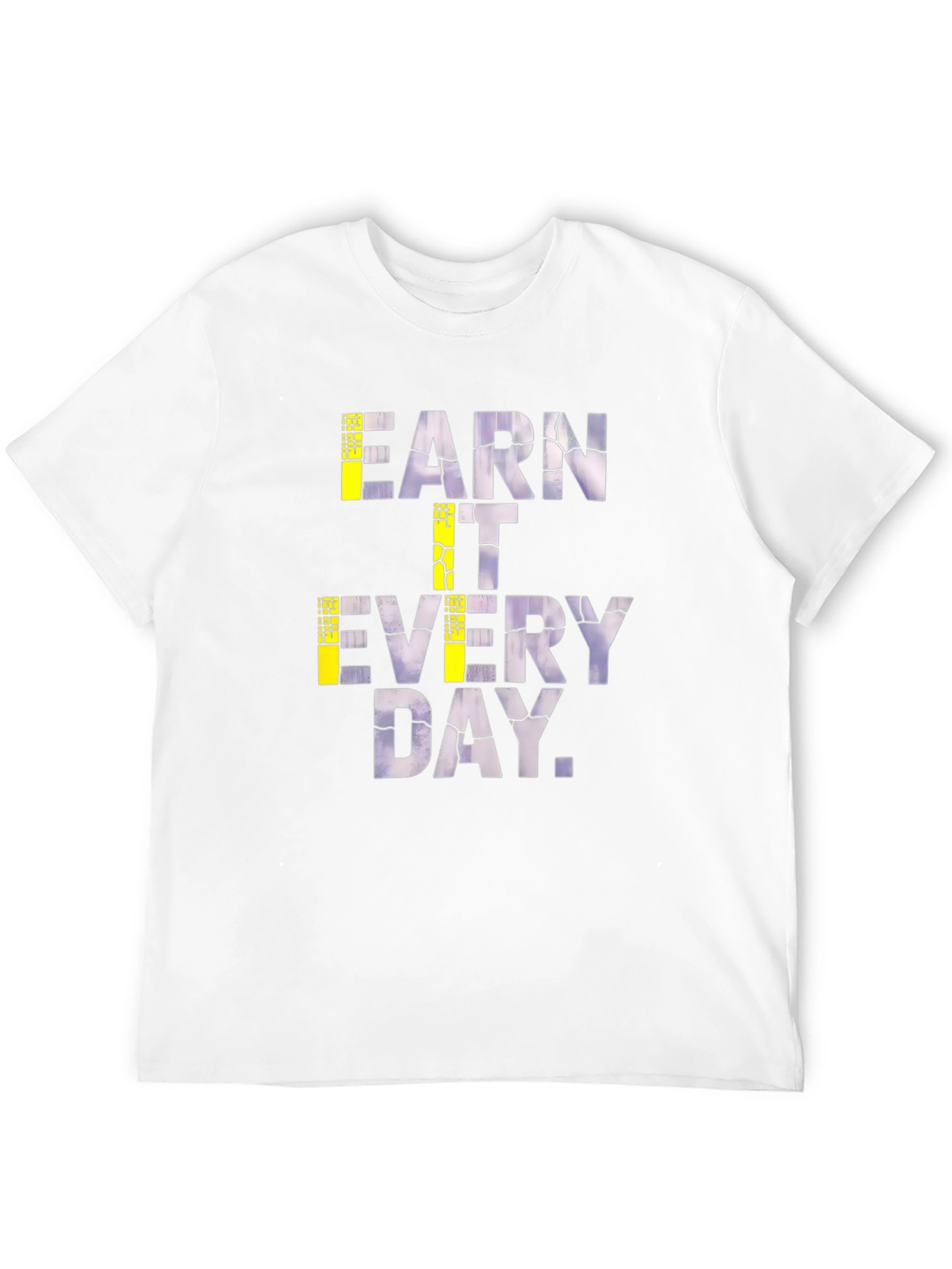 Earn It Every Day Graphic Tee - Black