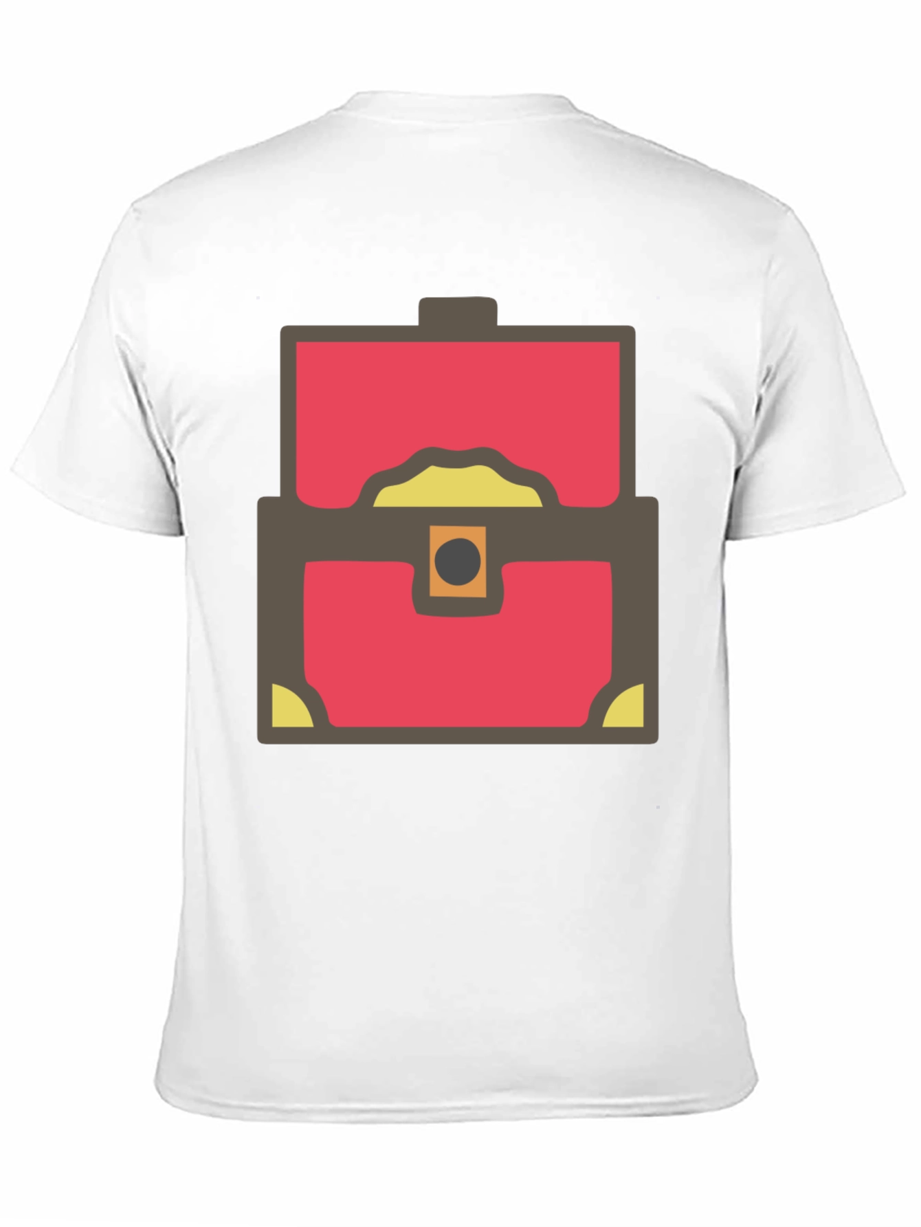 Treasure Chest Graphic Tee - Black Cotton Blend