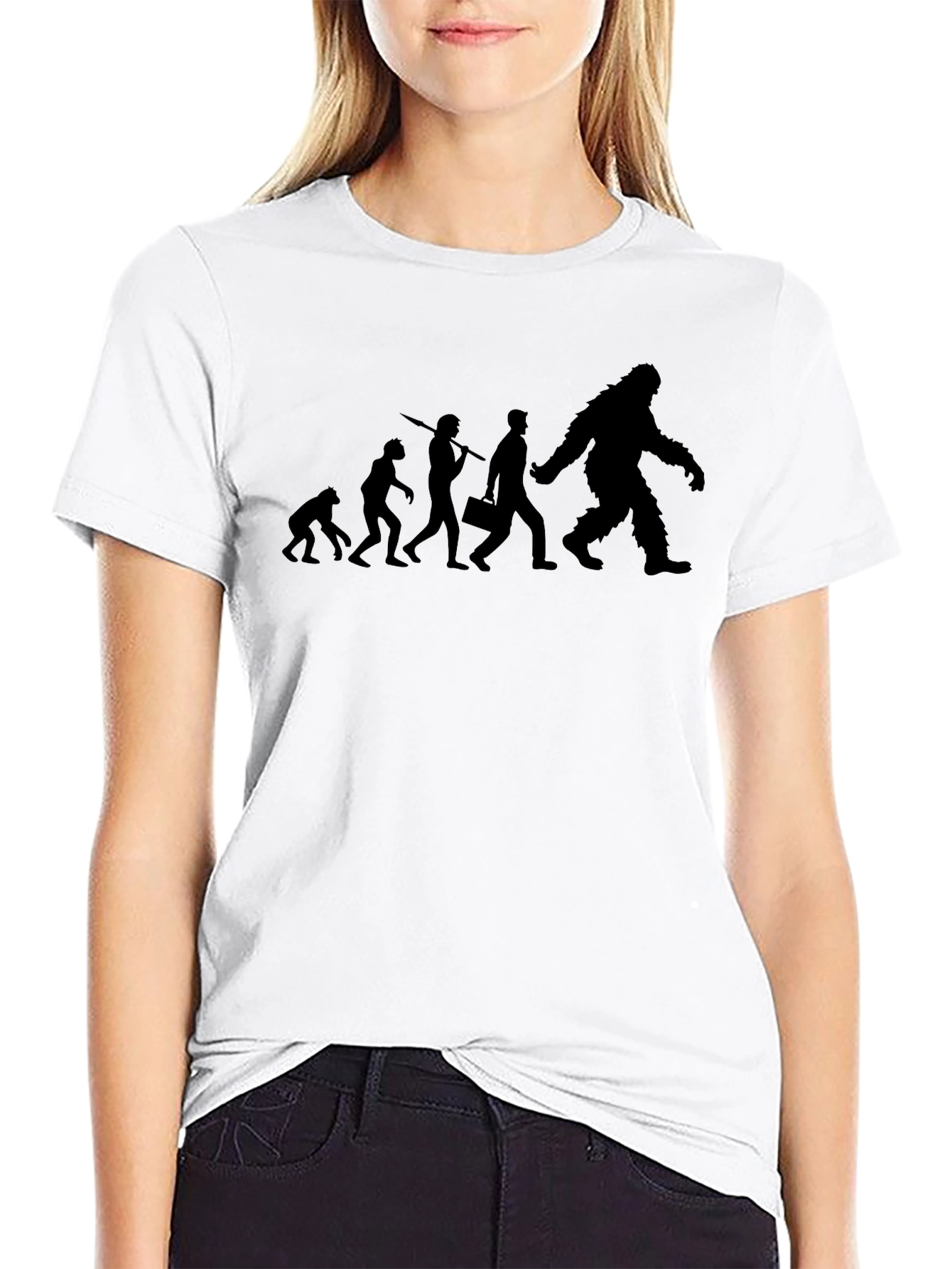 Evolution to Bigfoot Graphic T-Shirt