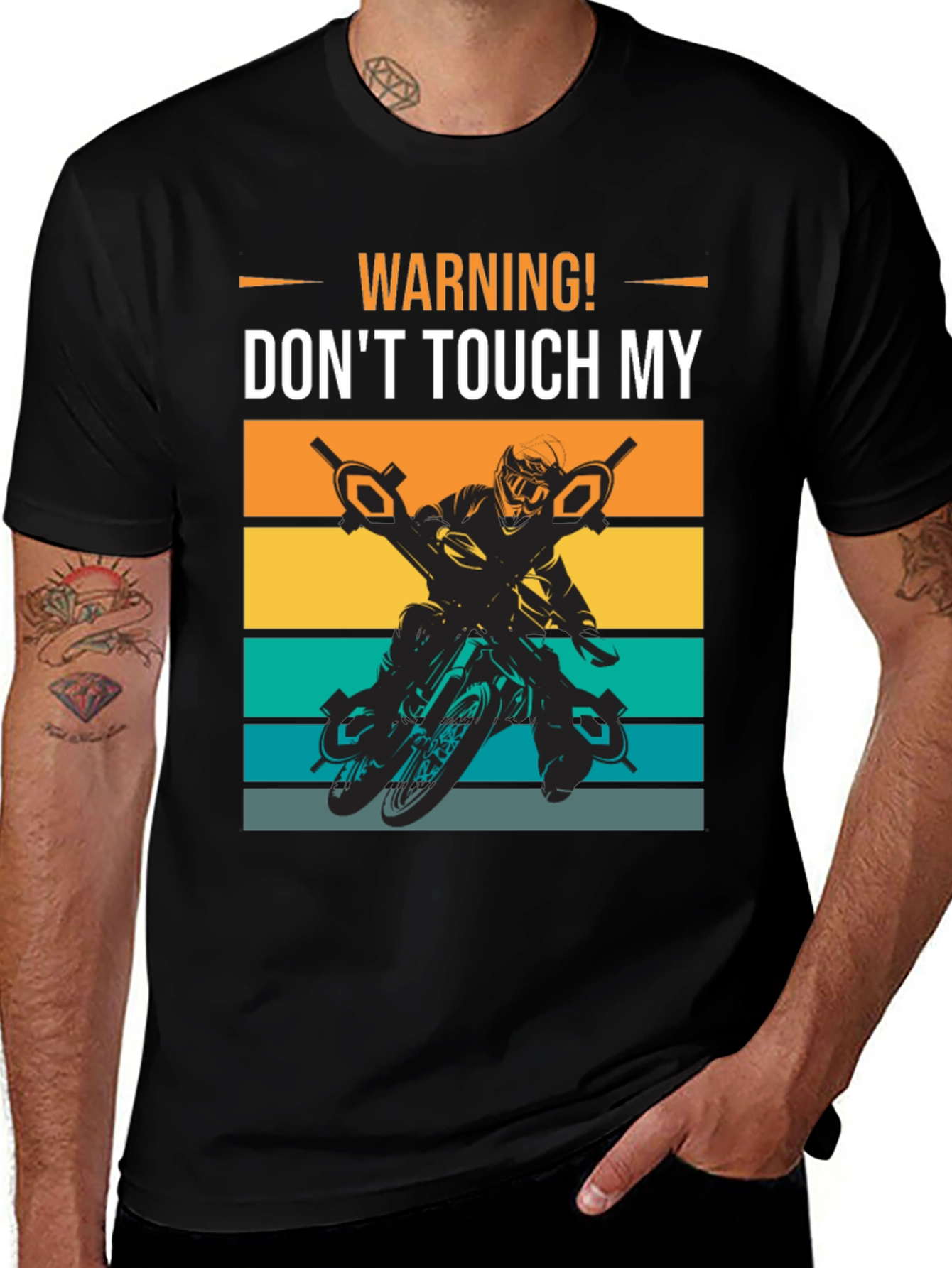 Warning! Dont Touch My Ride Graphic Tee