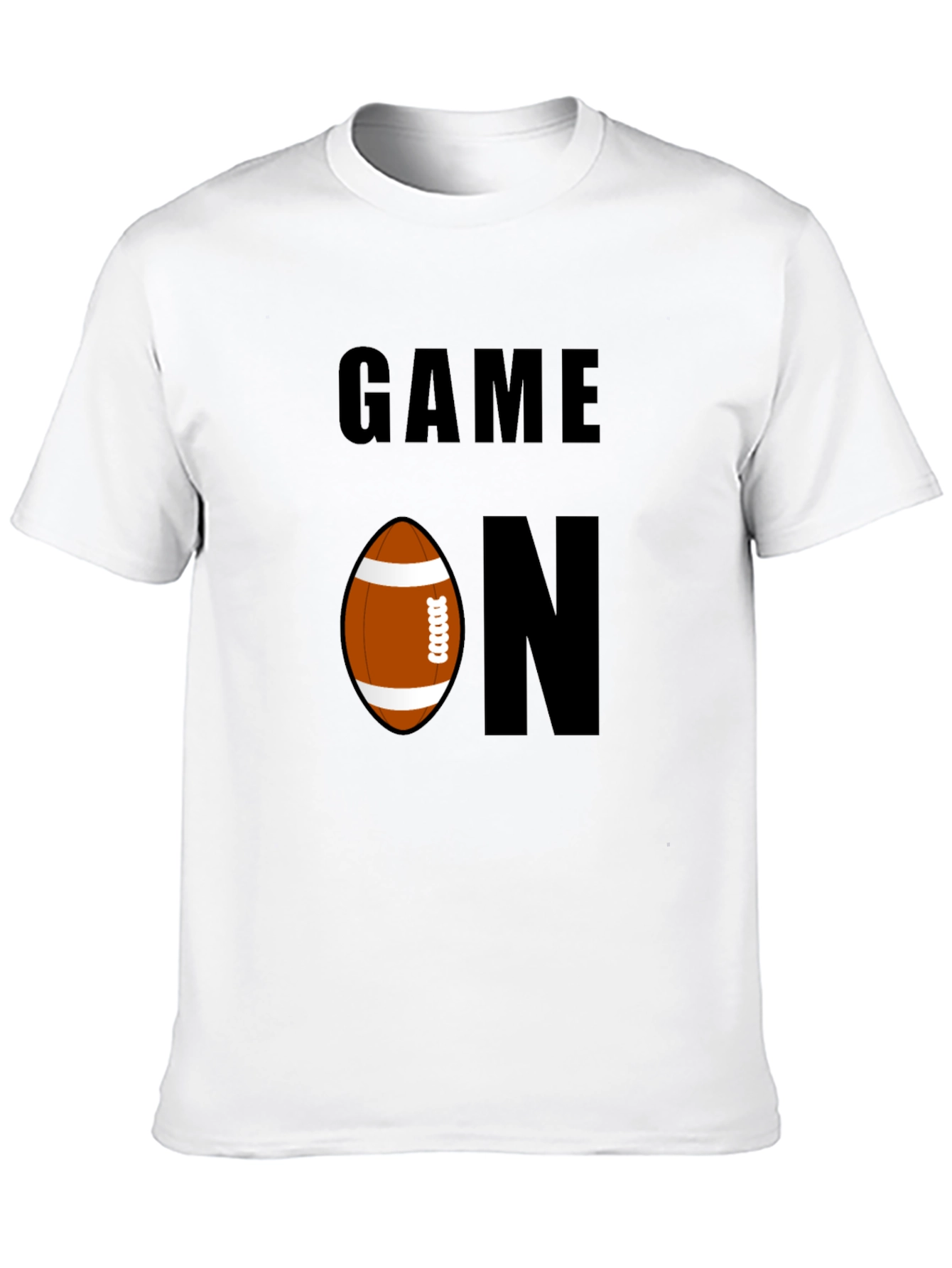 Game On Football Graphic Tee - Sporty Casual