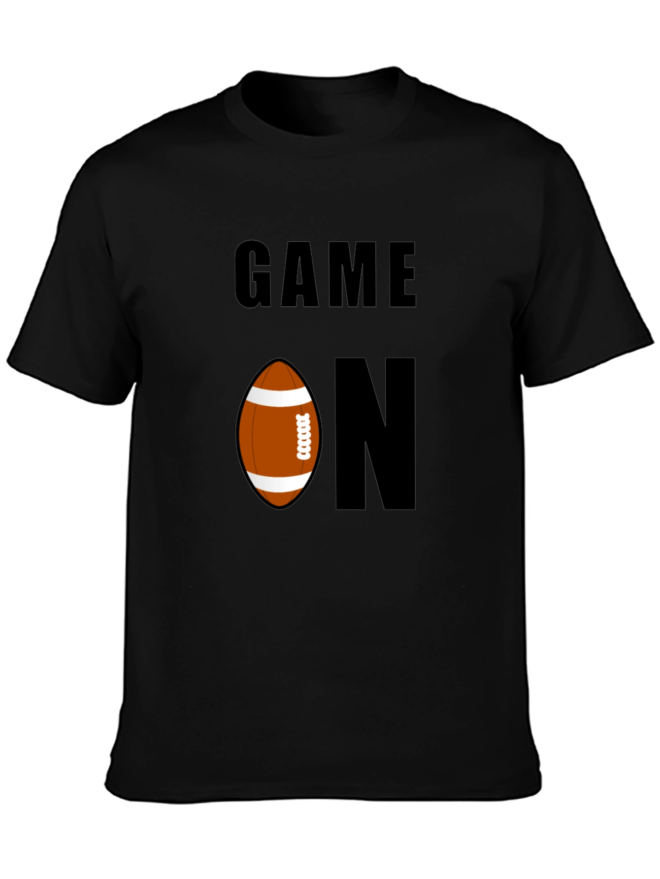 Game On Football Graphic Tee - Sporty Casual