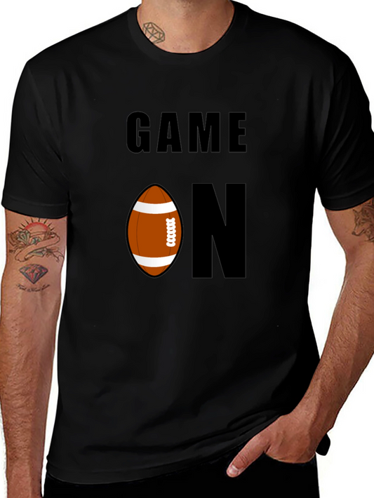 Game On Football Graphic Tee - Sporty Casual