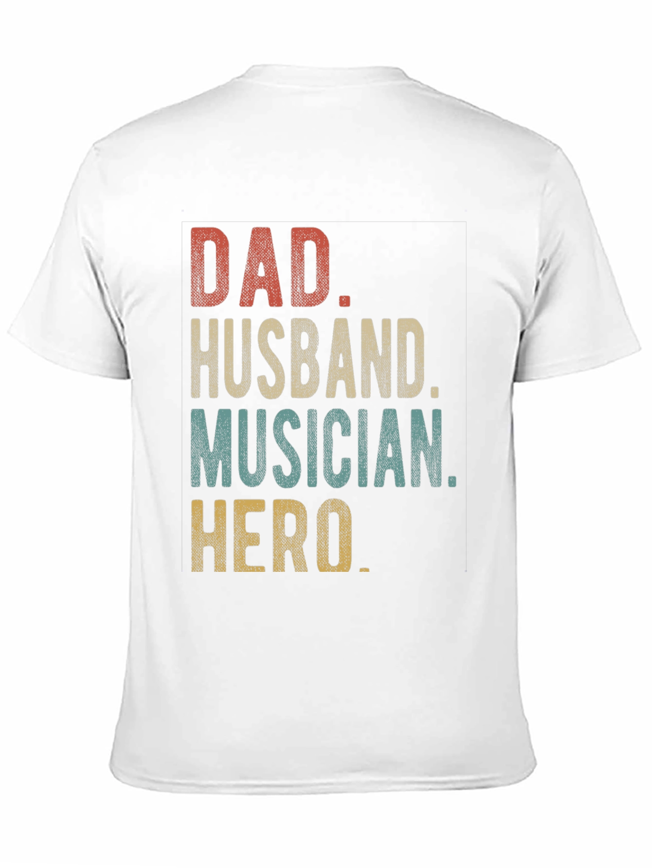 Dad Husband Musician Hero Graphic Tee