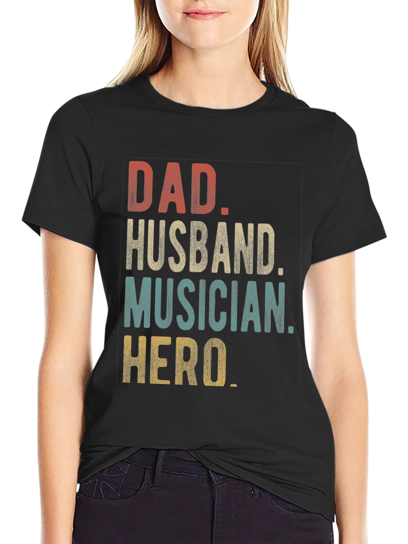 Dad Husband Musician Hero Graphic Tee