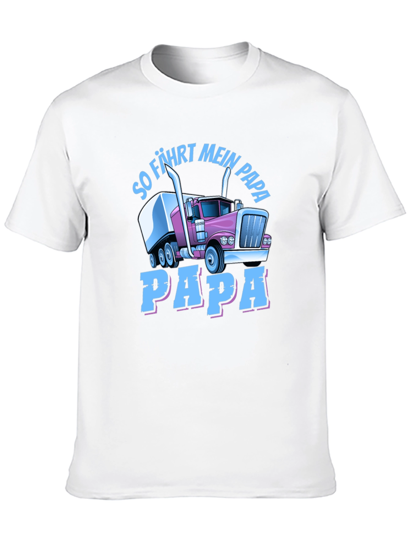 Trucker Dad T-Shirt - So Fahrt Mein Papa