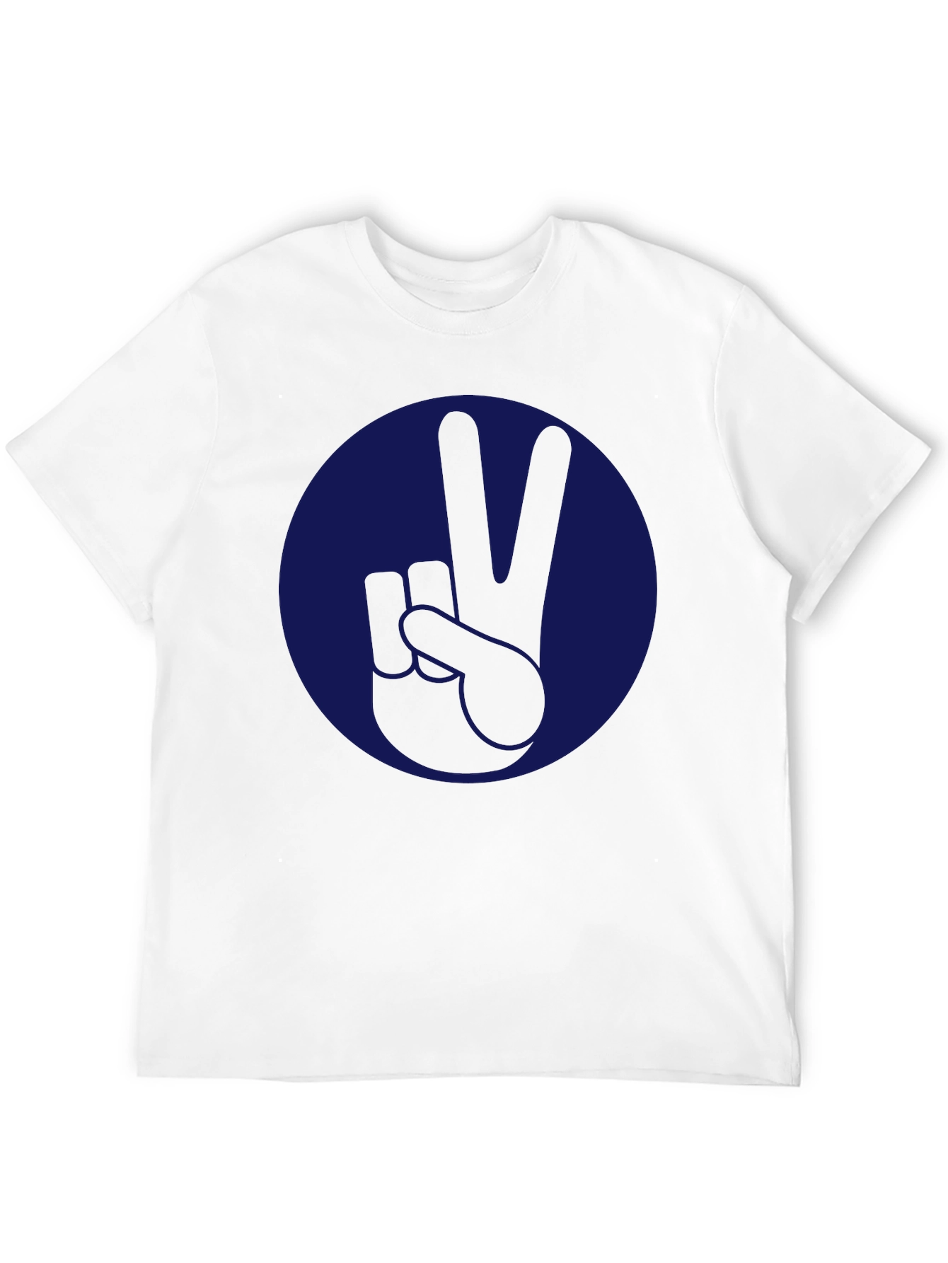 Peace Sign Graphic Tee - Stylish Comfort