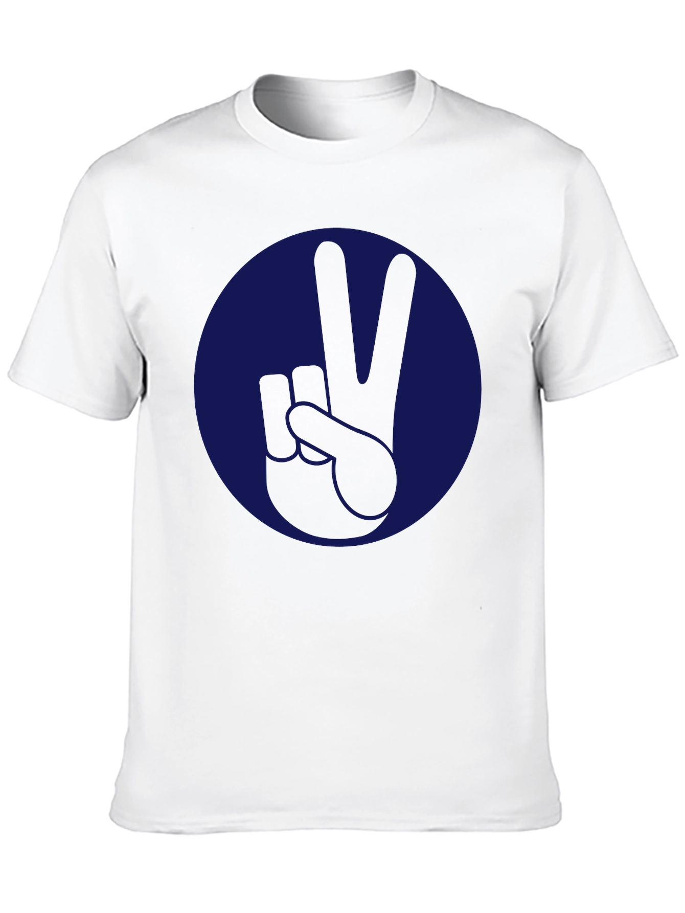 Peace Sign Graphic Tee - Stylish Comfort