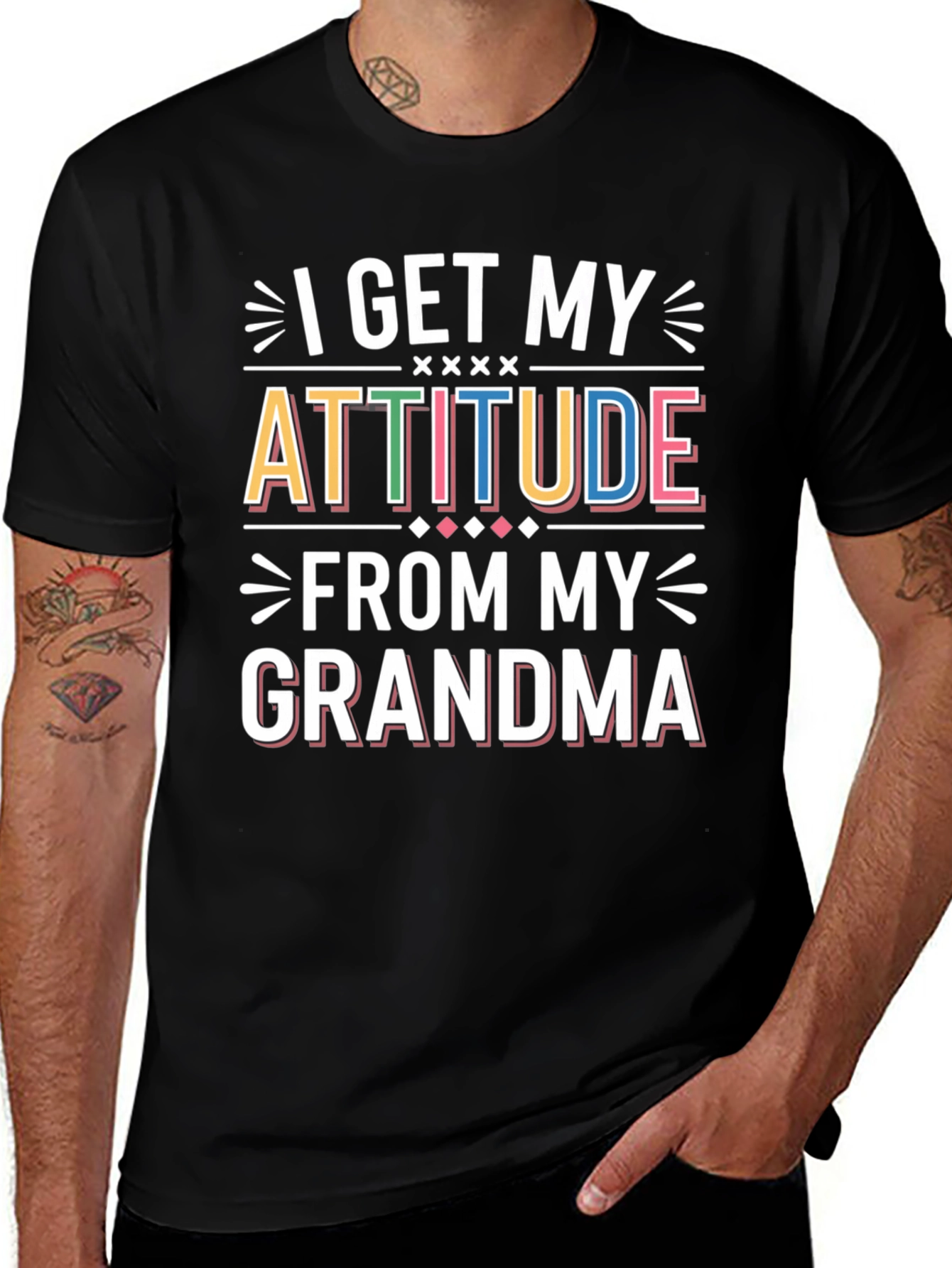 I Get My Attitude From My Grandma T-Shirt
