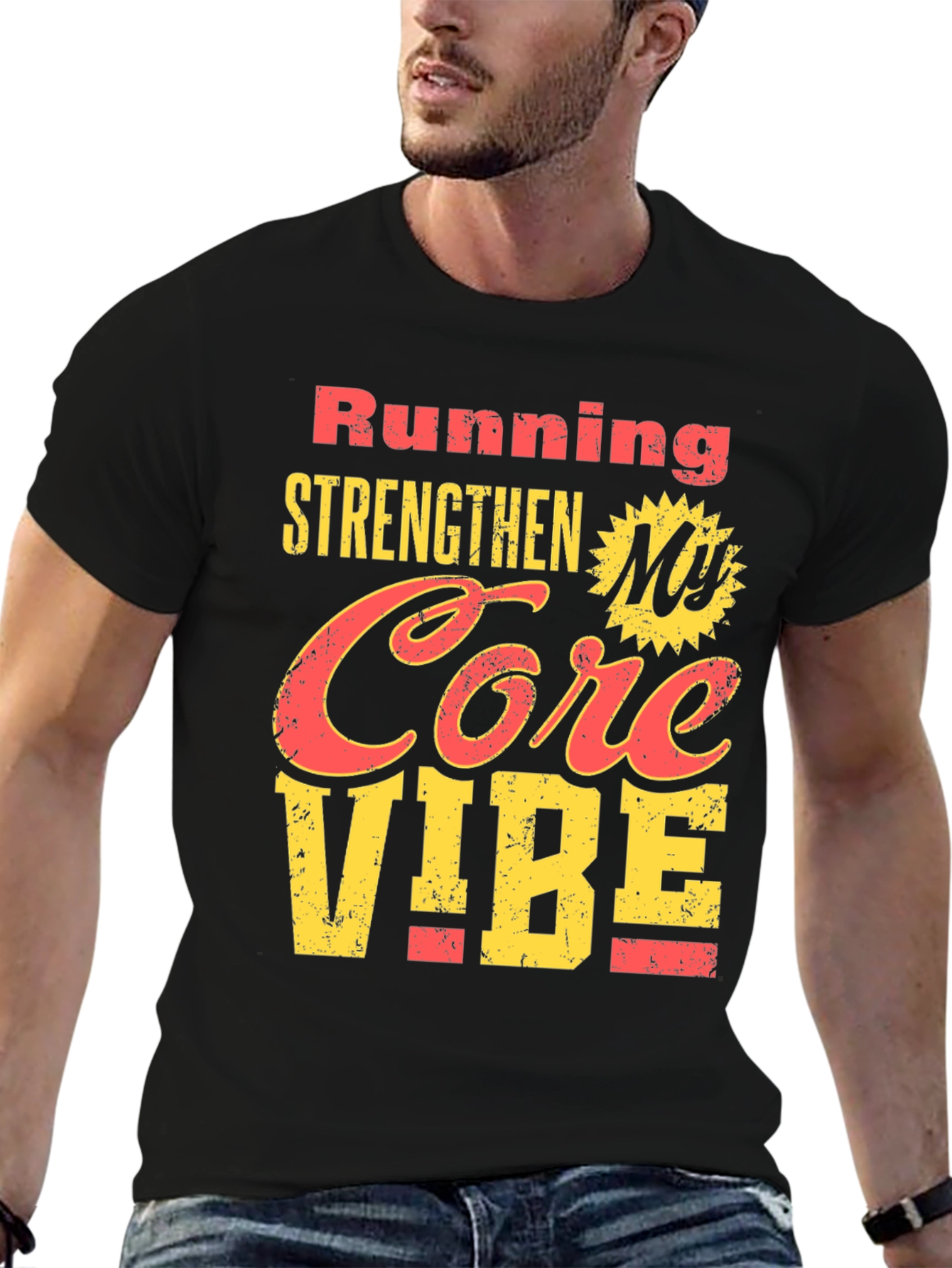Running Strengthens My Core Vibe T-Shirt