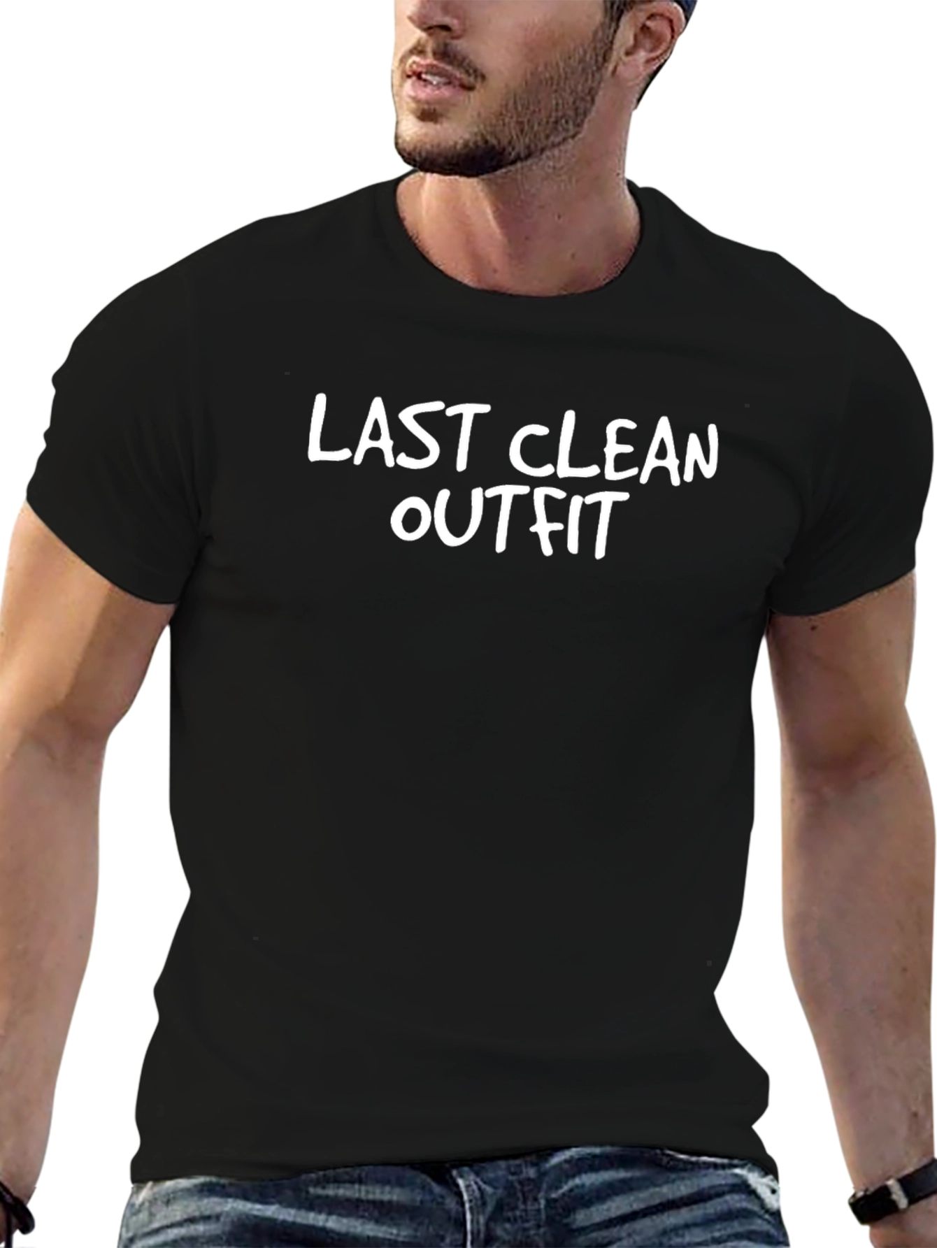 Last Clean Outfit Black T-Shirt