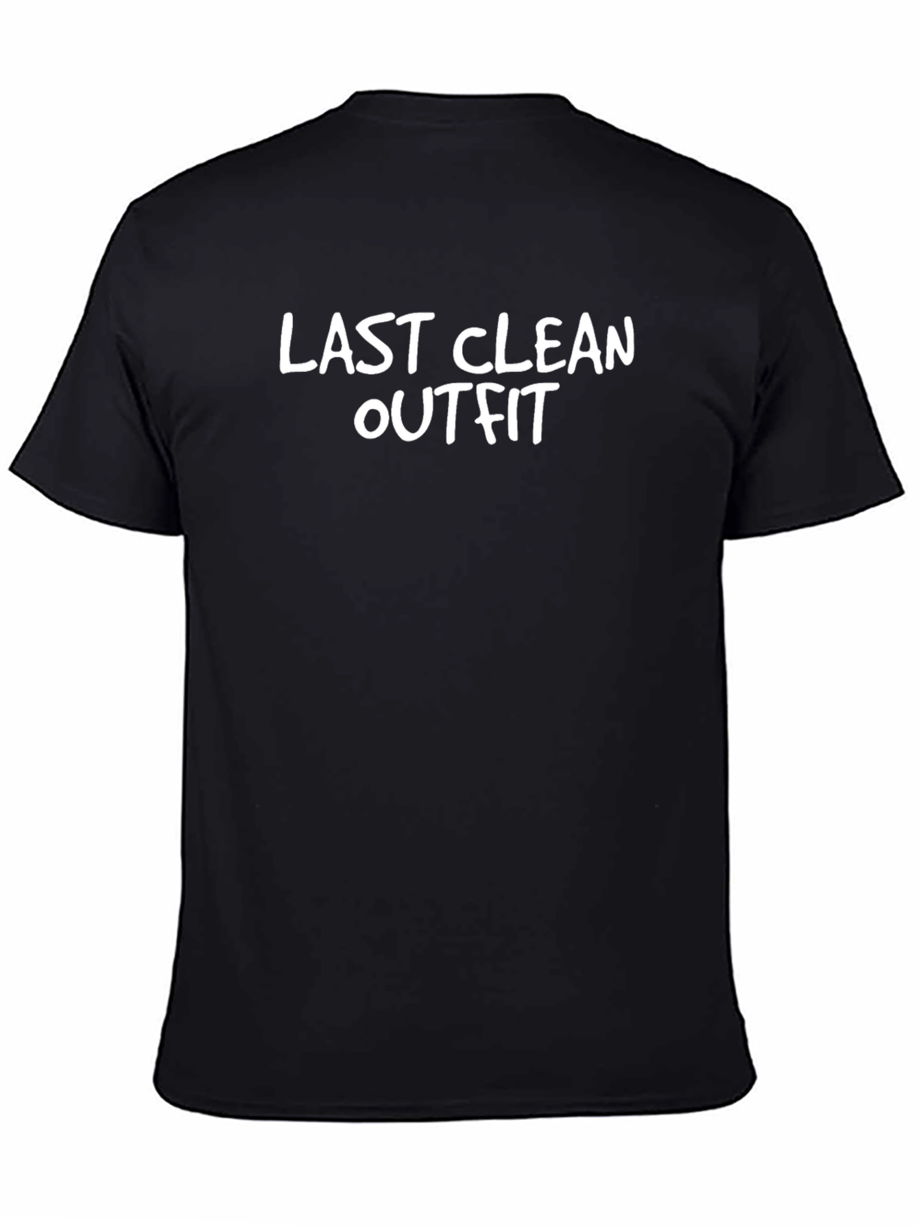Last Clean Outfit Black T-Shirt