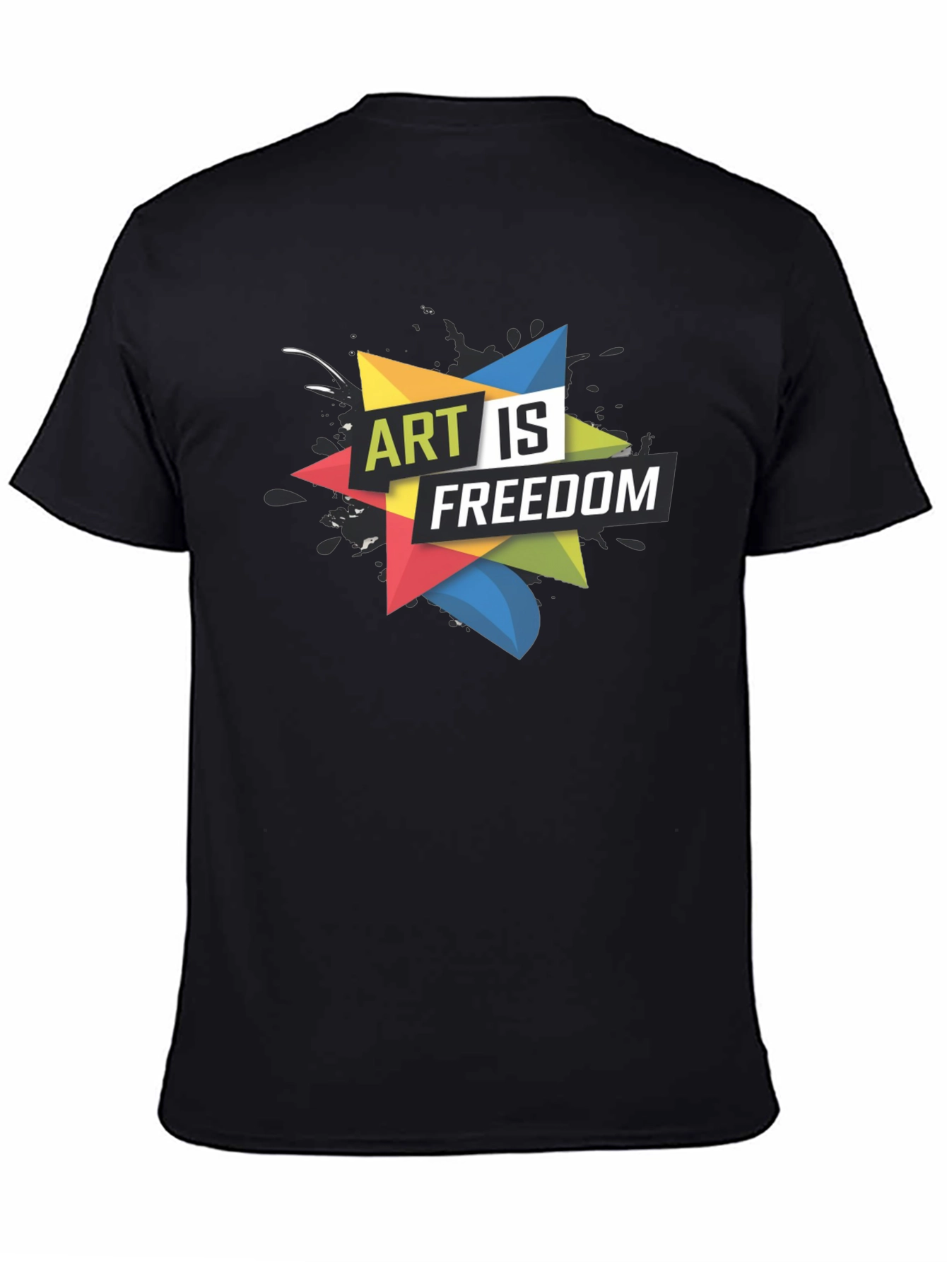 Art is Freedom Graphic Tee - Black T-Shirt