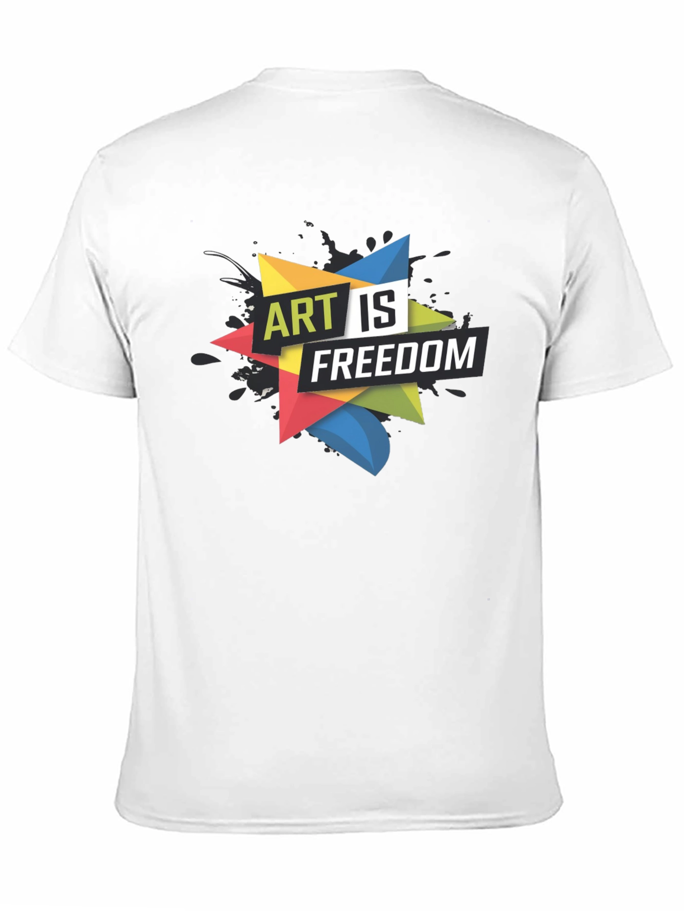 Art is Freedom Graphic Tee - Black T-Shirt