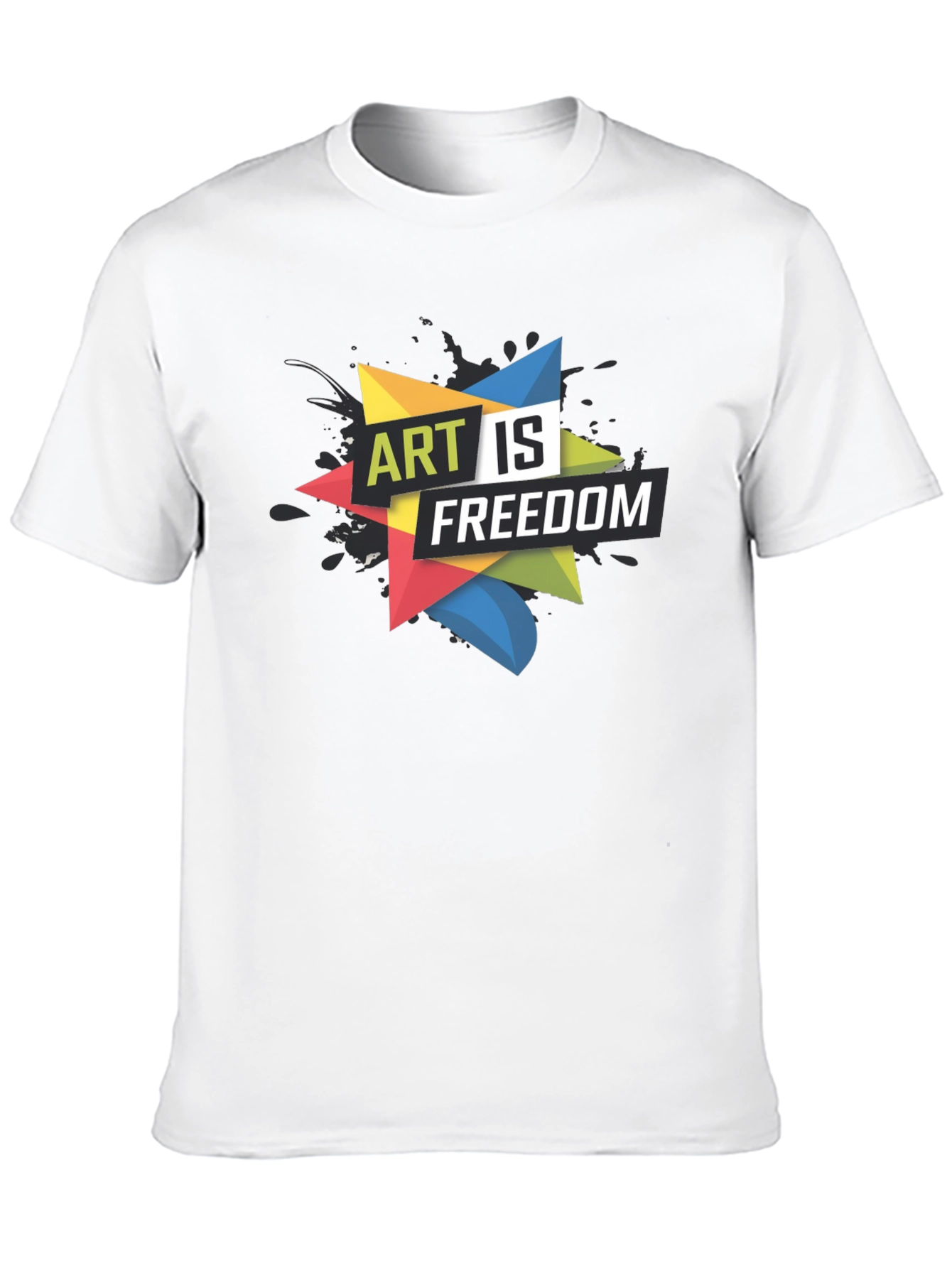 Art is Freedom Graphic Tee - Black T-Shirt