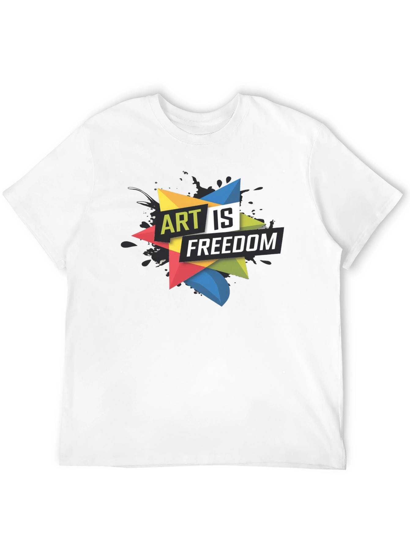 Art is Freedom Graphic Tee - Black T-Shirt