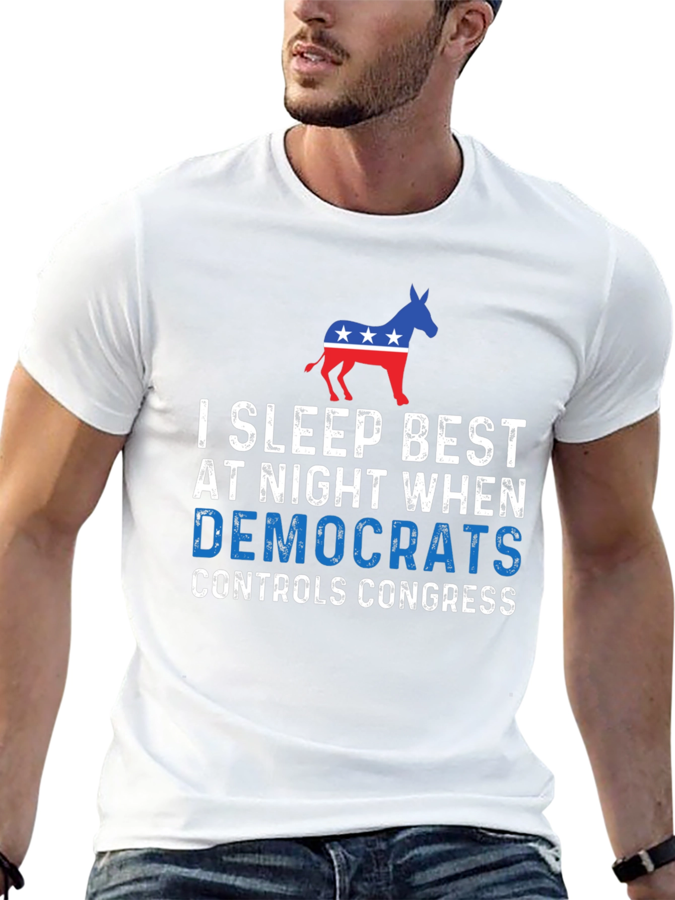 I Sleep Best Democrat Controls Congress T-Shirt