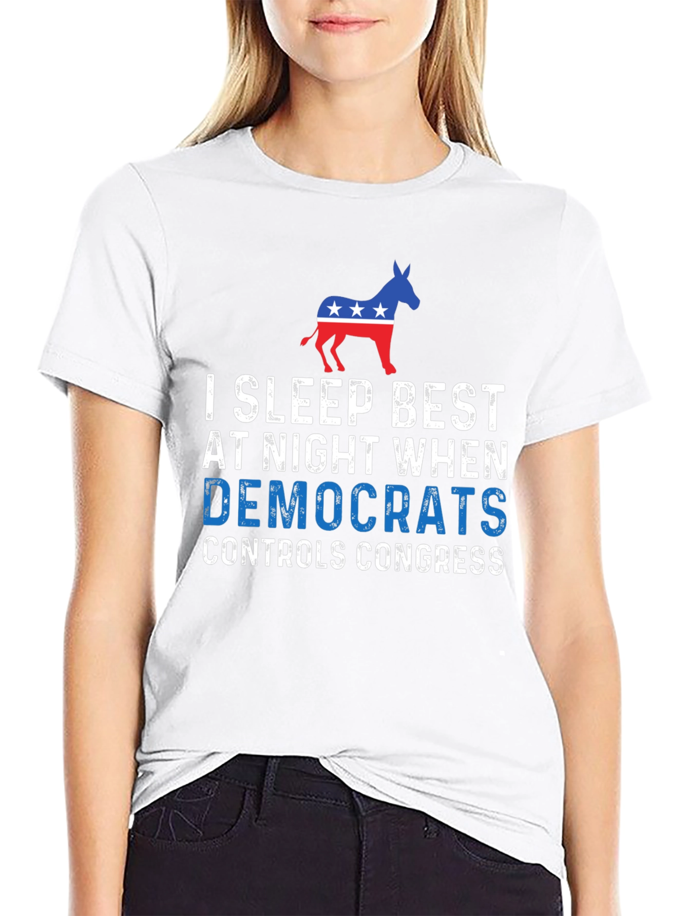 I Sleep Best Democrat Controls Congress T-Shirt