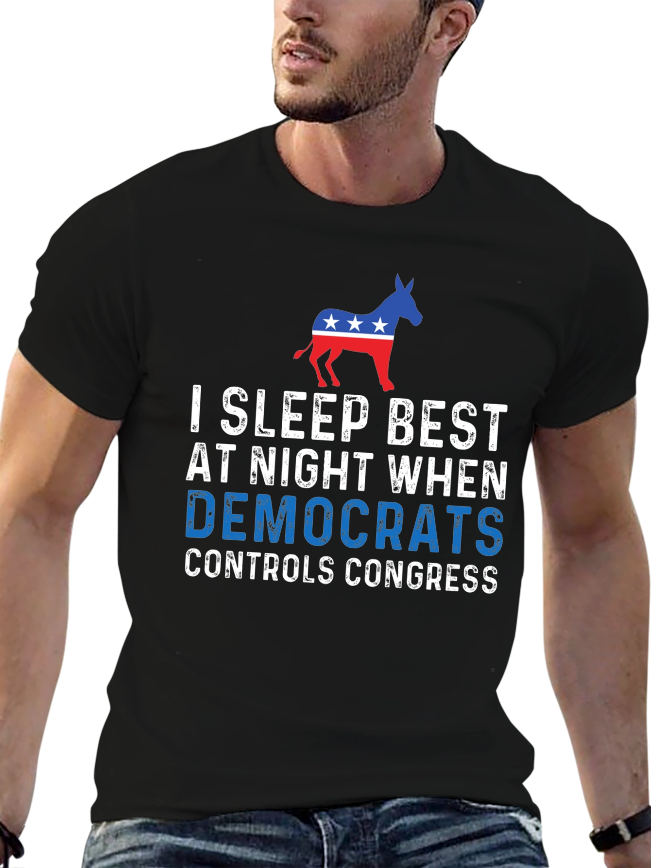I Sleep Best Democrat Controls Congress T-Shirt