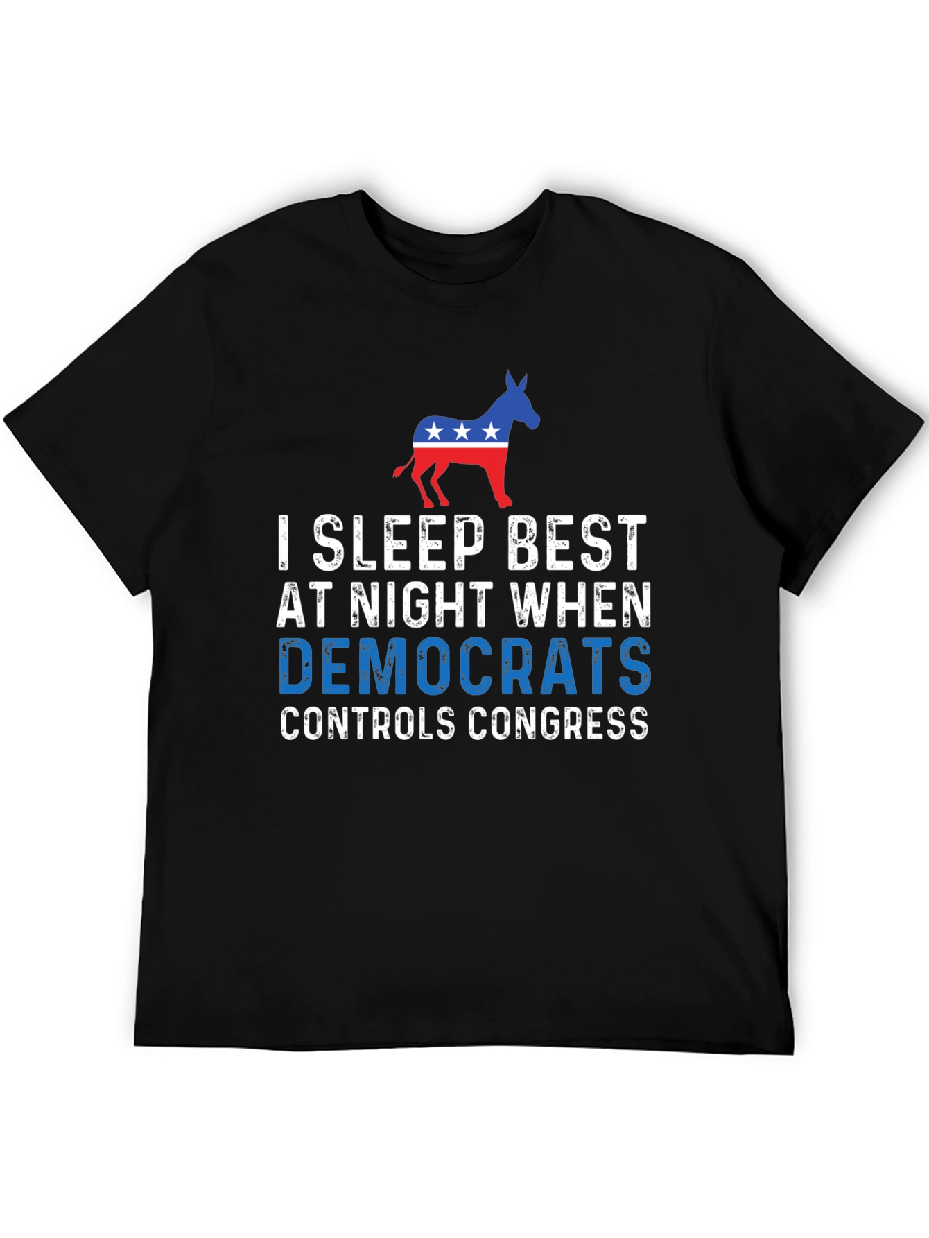 I Sleep Best Democrat Controls Congress T-Shirt
