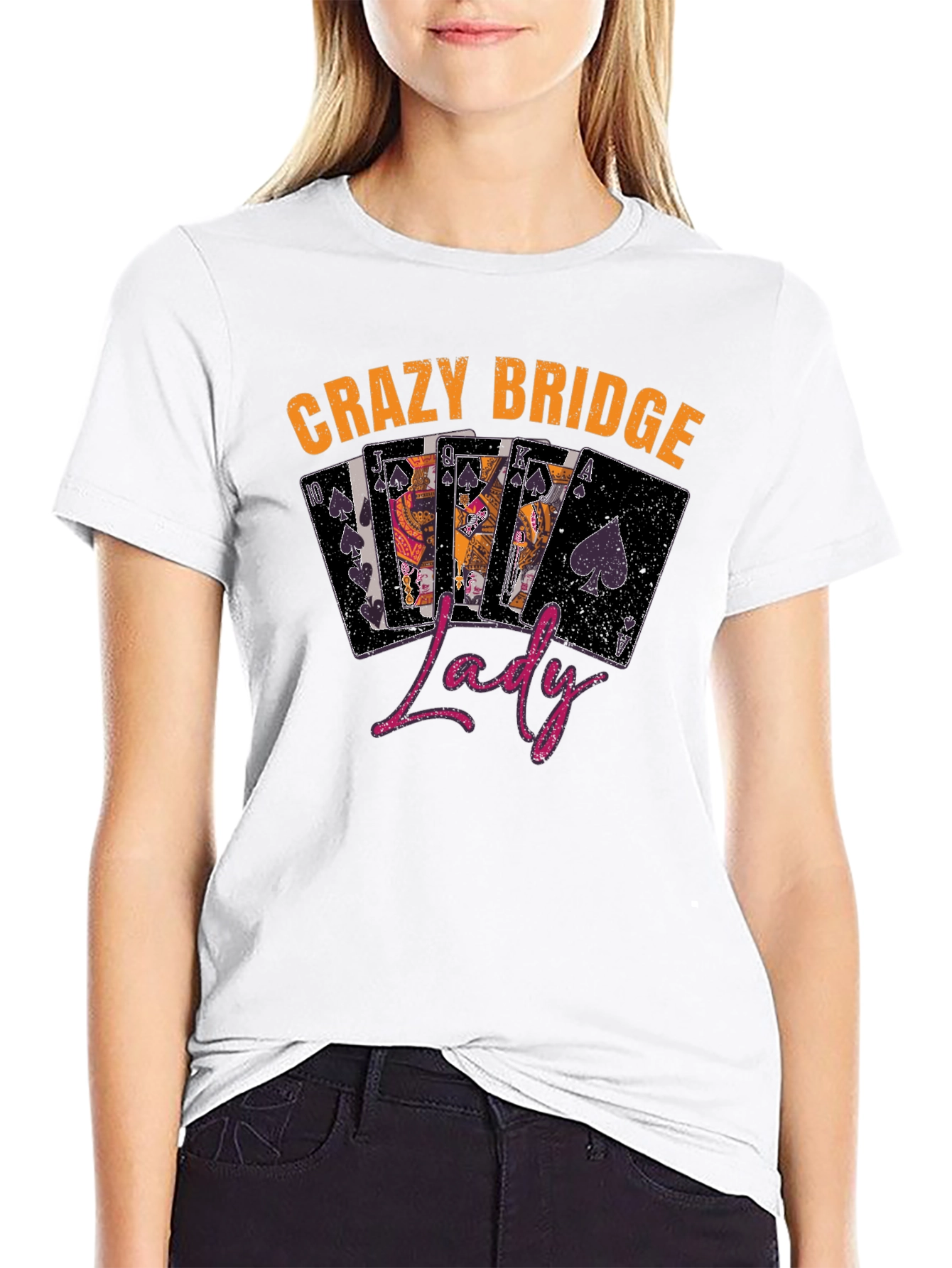 Crazy Bridge Lady T-Shirt