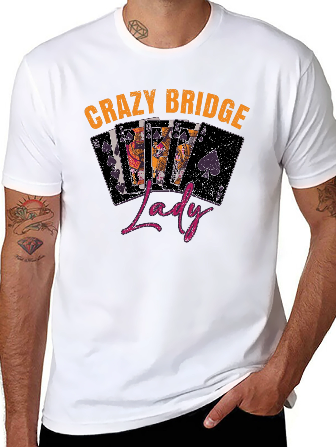 Crazy Bridge Lady T-Shirt