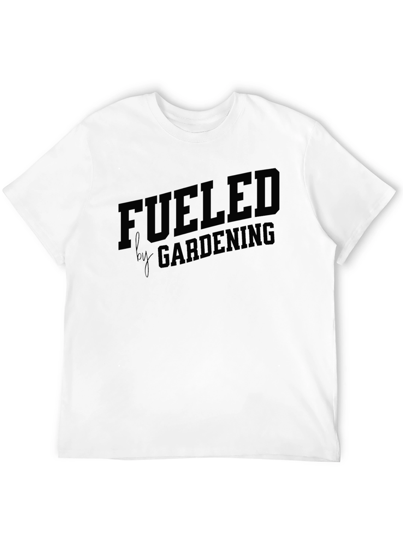 Fueled by Gardening Black T-Shirt