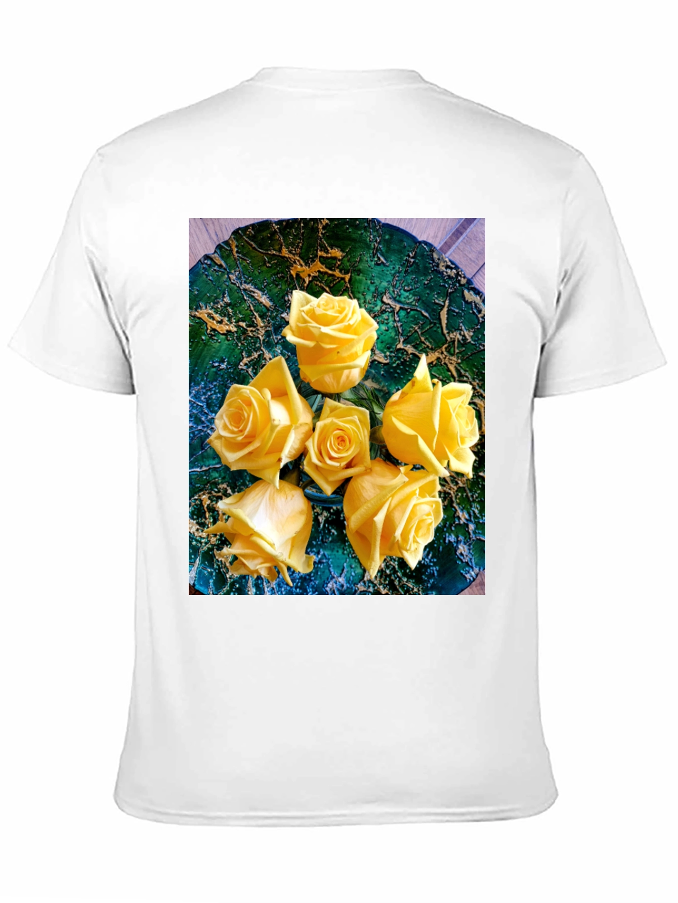 Yellow Rose Graphic Tee - Floral Art T-Shirt