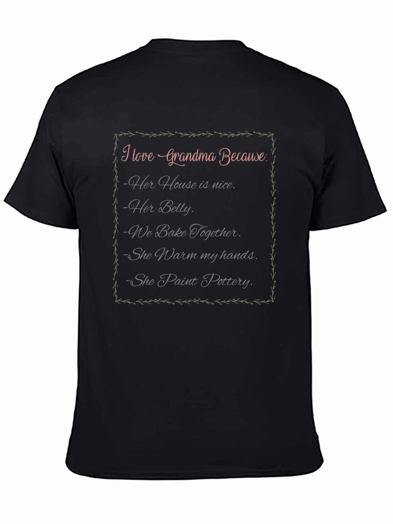 I Love Grandma T-Shirt - Heartwarming Grandparent Gift