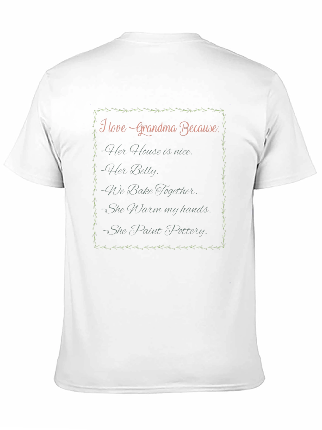 I Love Grandma T-Shirt - Heartwarming Grandparent Gift