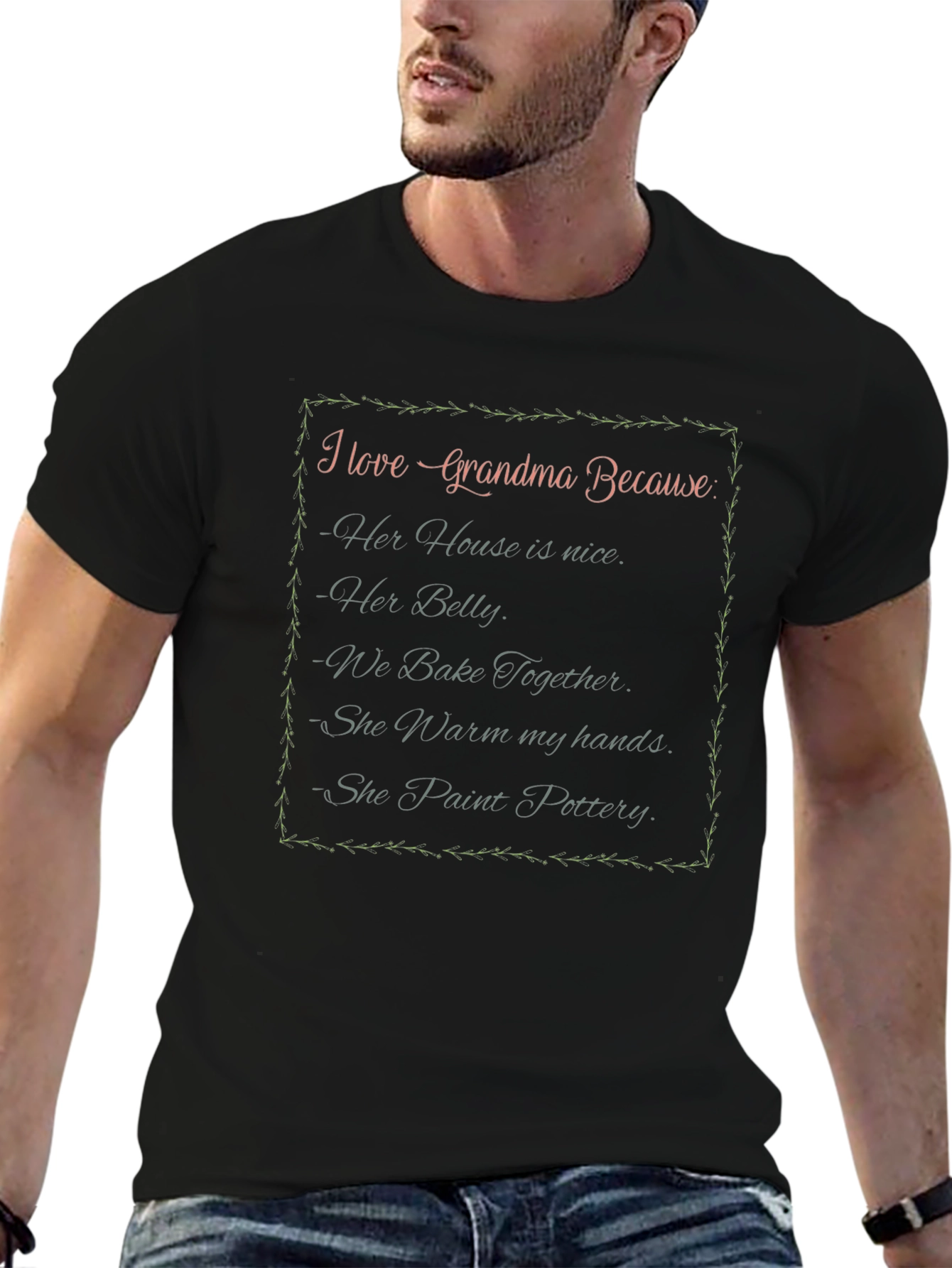 I Love Grandma T-Shirt - Heartwarming Grandparent Gift