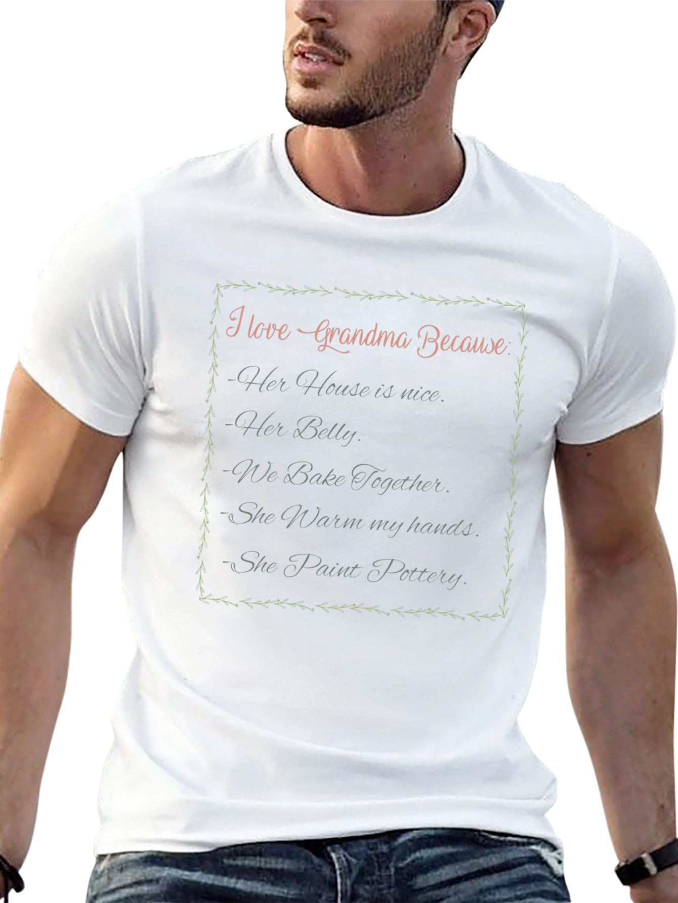 I Love Grandma T-Shirt - Heartwarming Grandparent Gift