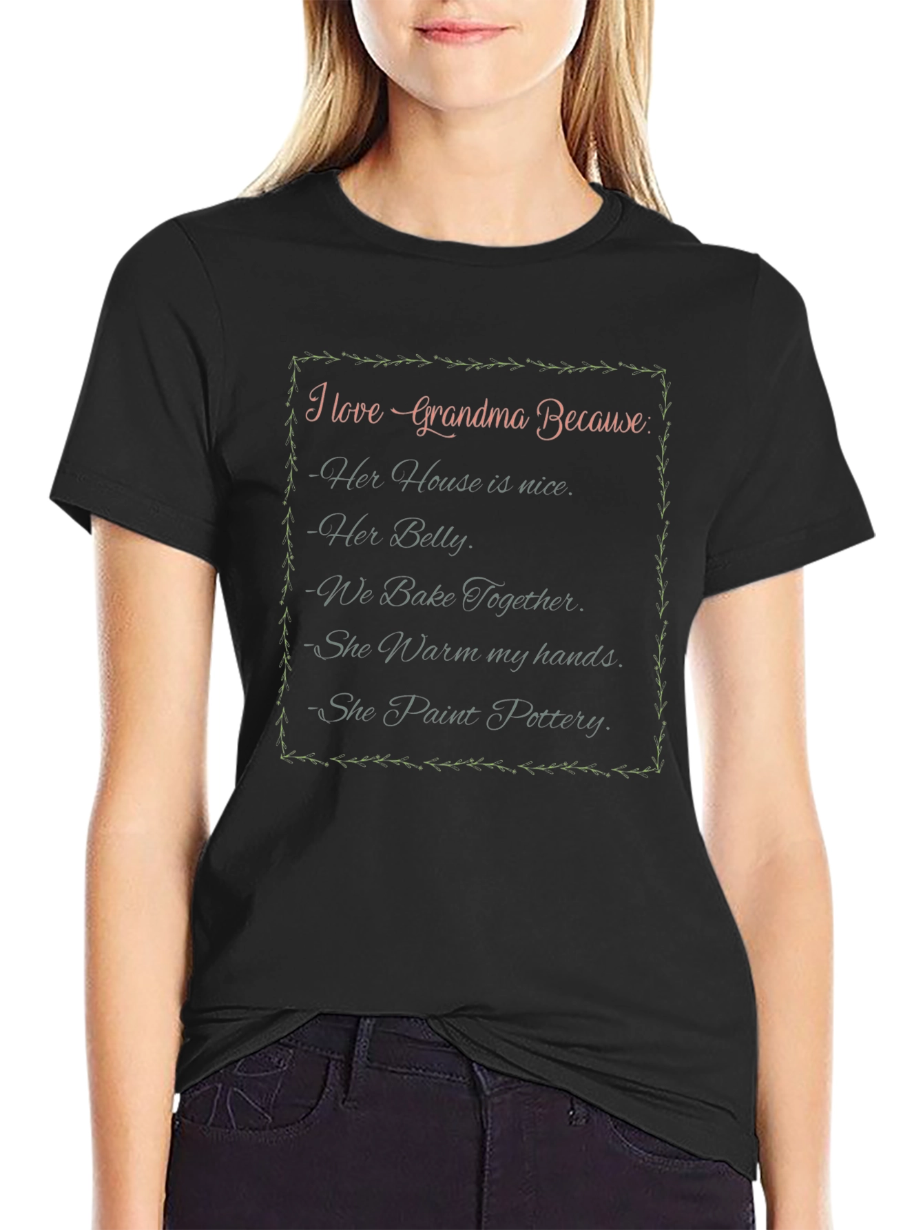 I Love Grandma T-Shirt - Heartwarming Grandparent Gift