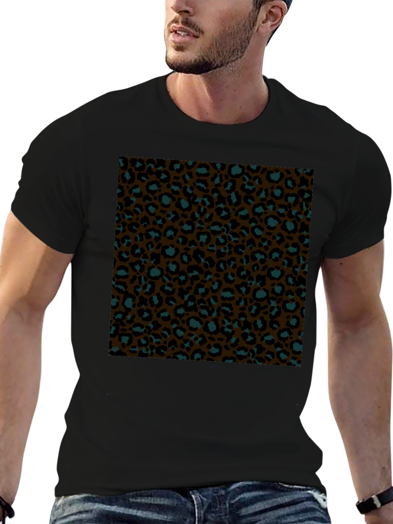 Leopard Print T-Shirt - Stylish Graphic Tee