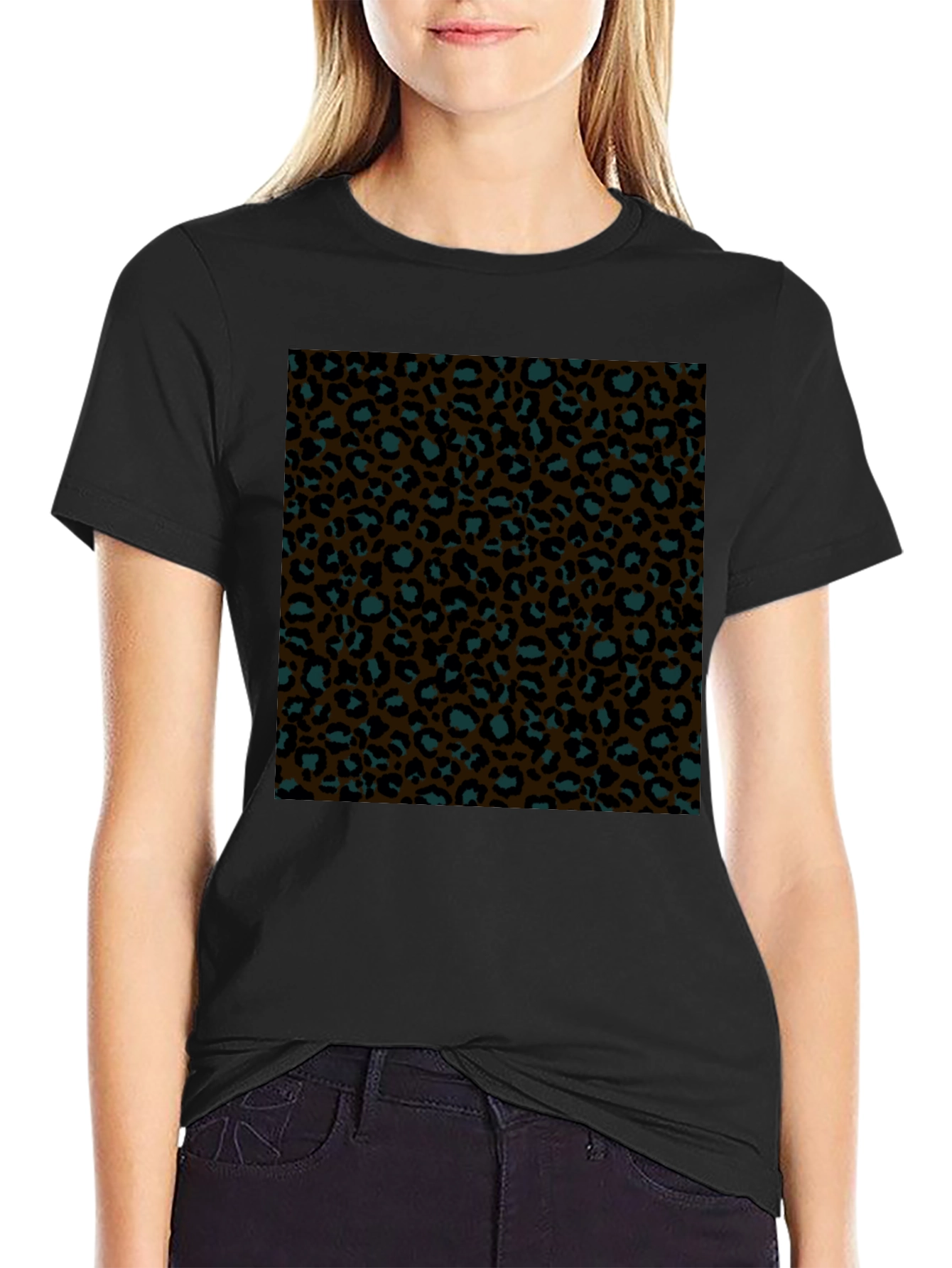 Leopard Print T-Shirt - Stylish Graphic Tee